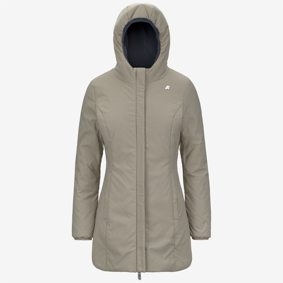 K-WAY Giubbotto mezza lunghezza donna reversibile DENISE ST WARM DOUBLE