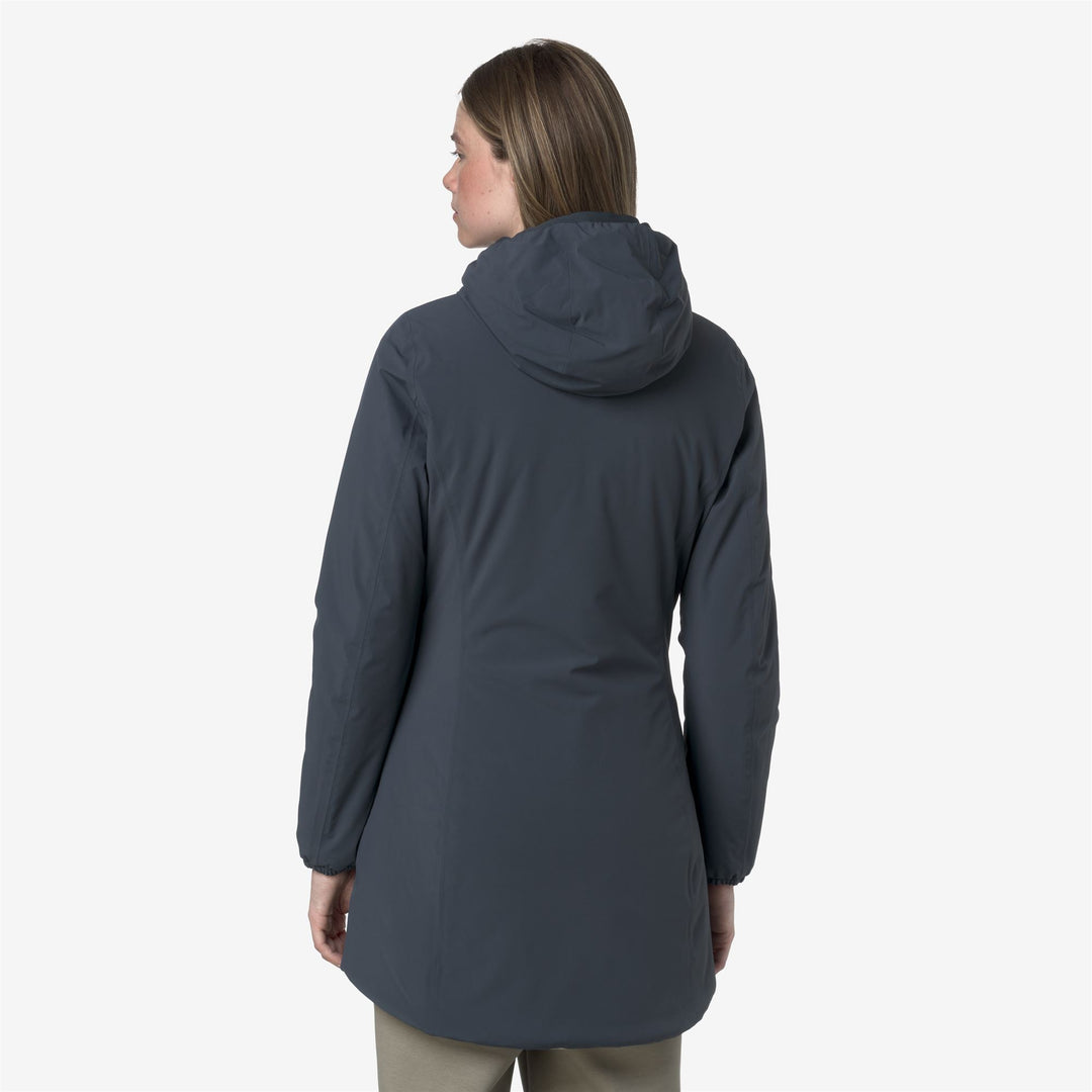 K-WAY Giubbotto mezza lunghezza donna reversibile DENISE ST WARM DOUBLE