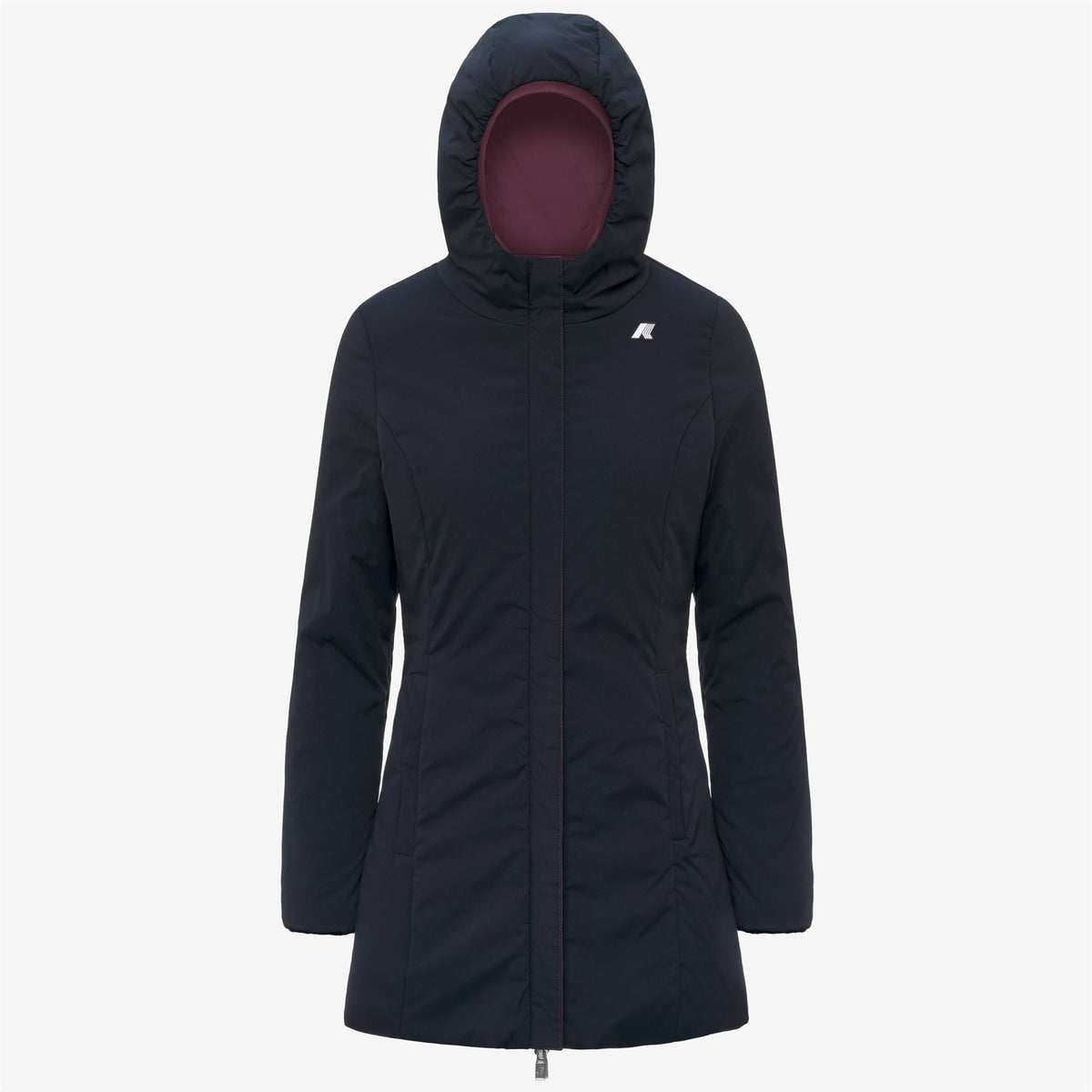 K-WAY Giubbotto mezza lunghezza donna reversibile DENISE ST WARM DOUBLE