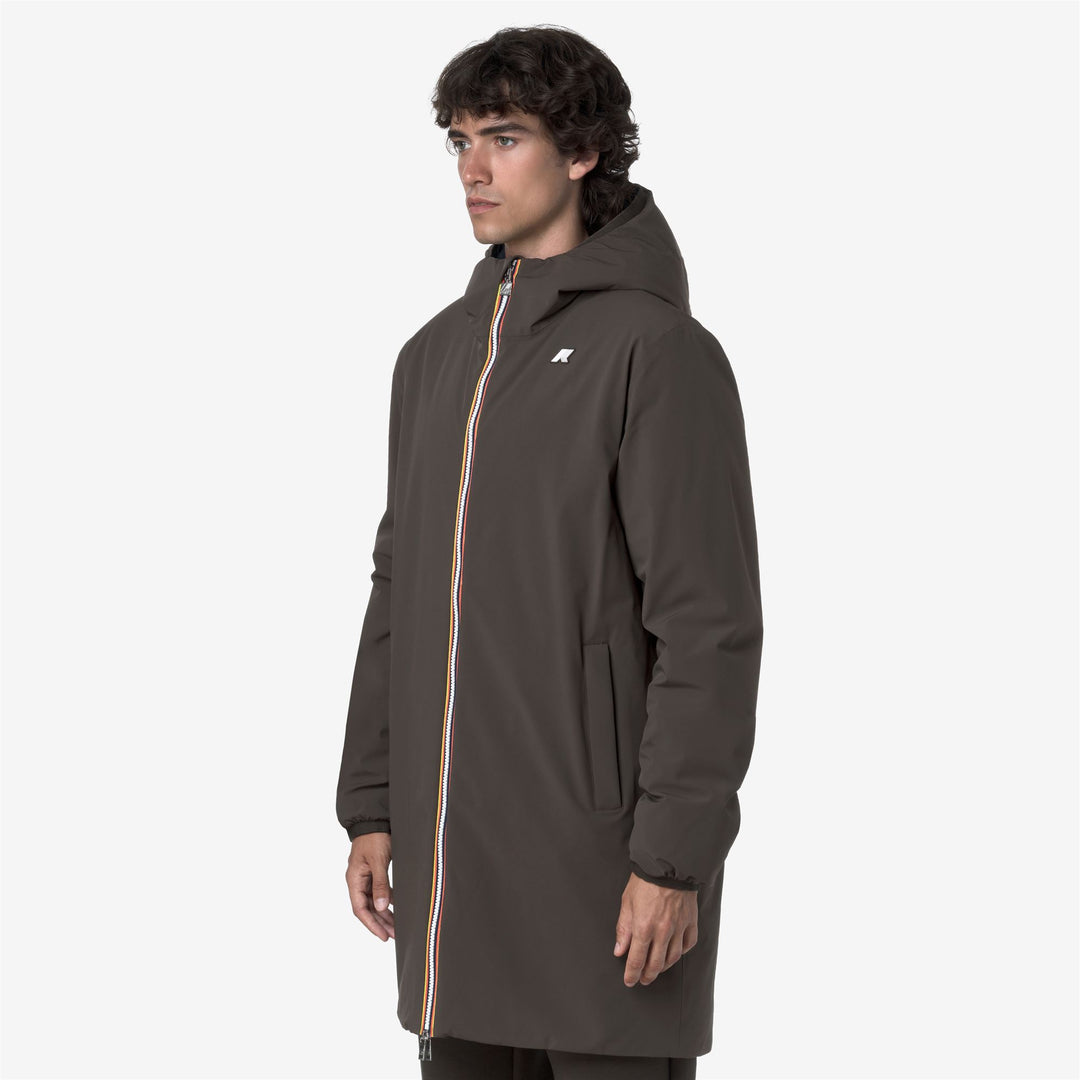 K-WAY Giubbotto uomo lunghezza 3/4 JACOB ST WARM DOUBLE