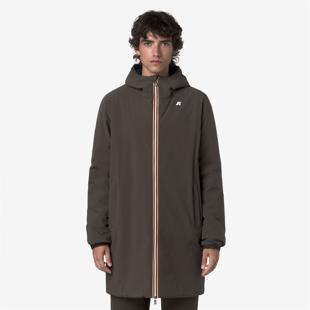 K-WAY Giubbotto uomo lunghezza 3/4 JACOB ST WARM DOUBLE
