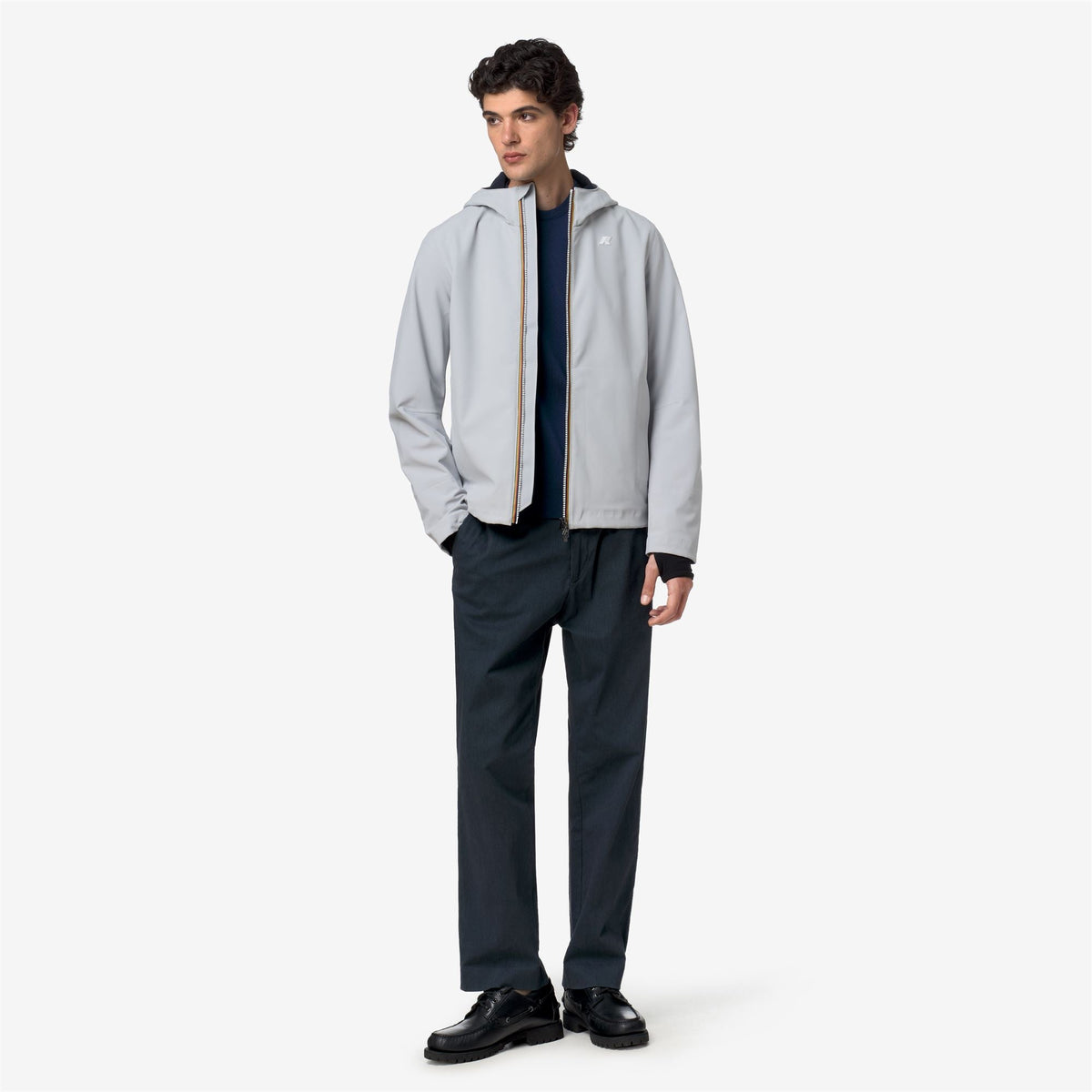 K-WAY Giubbotto uomo in neoprene e fodera in pile JACKO BONDED