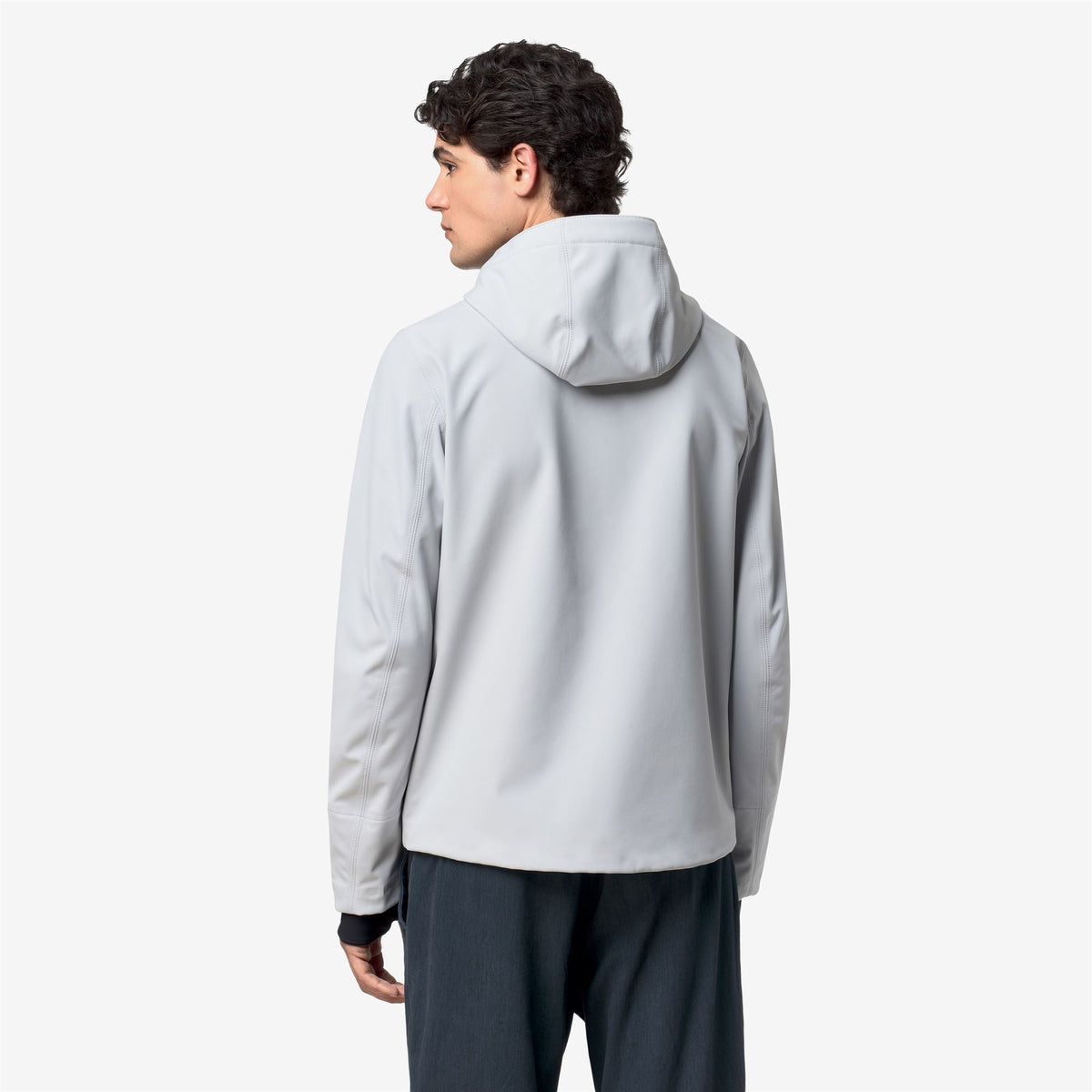 K-WAY Giubbotto uomo in neoprene e fodera in pile JACKO BONDED