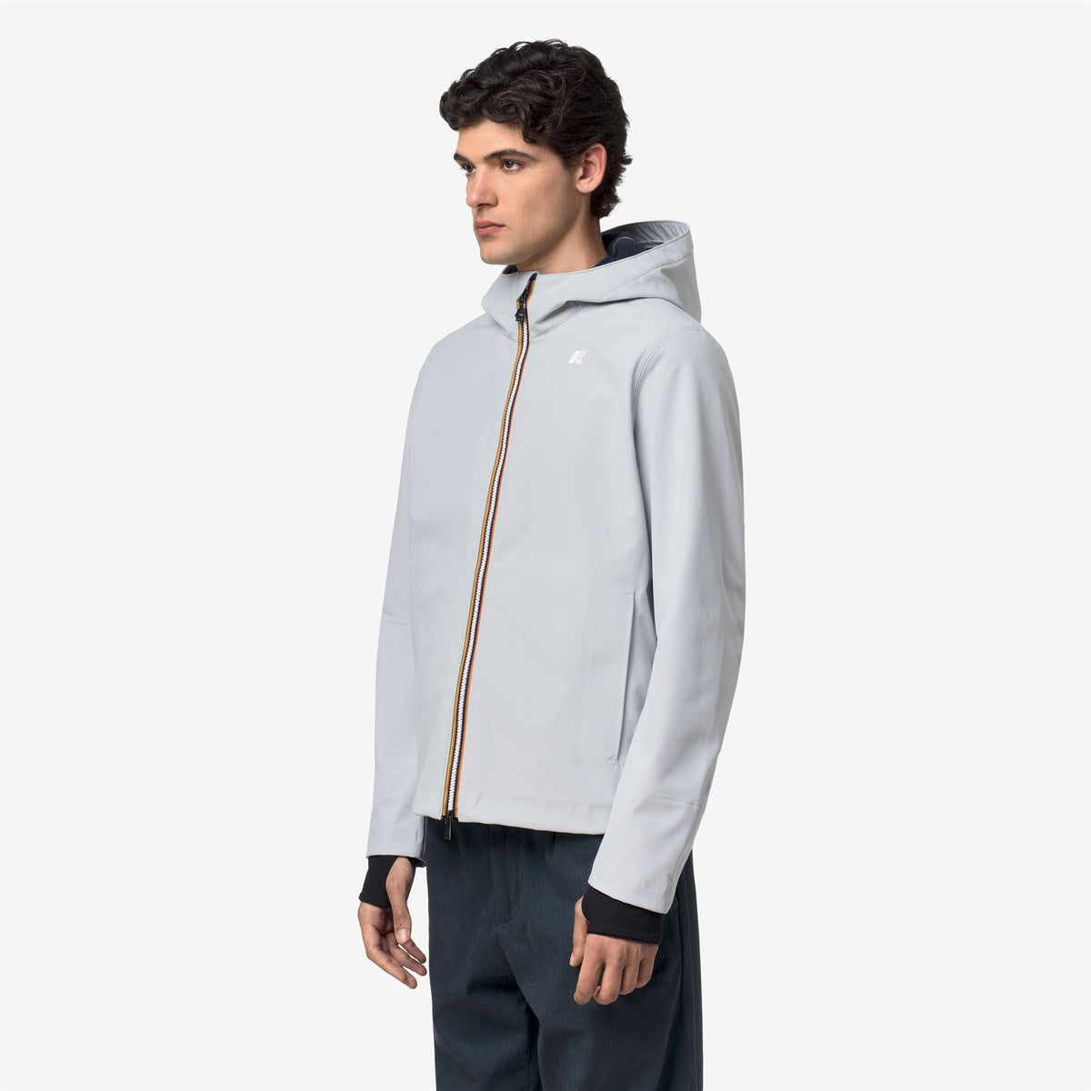 K-WAY Giubbotto uomo in neoprene e fodera in pile JACKO BONDED