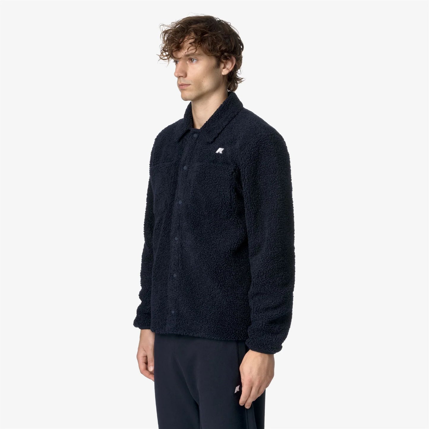 K-WAY Giacca overshirt in pile sherpa reversibile CAMERON SHERPA POLAR