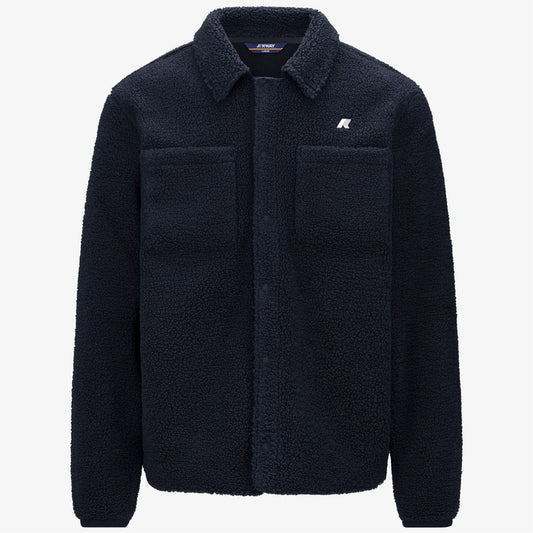 K-WAY Giacca overshirt in pile sherpa reversibile CAMERON SHERPA POLAR