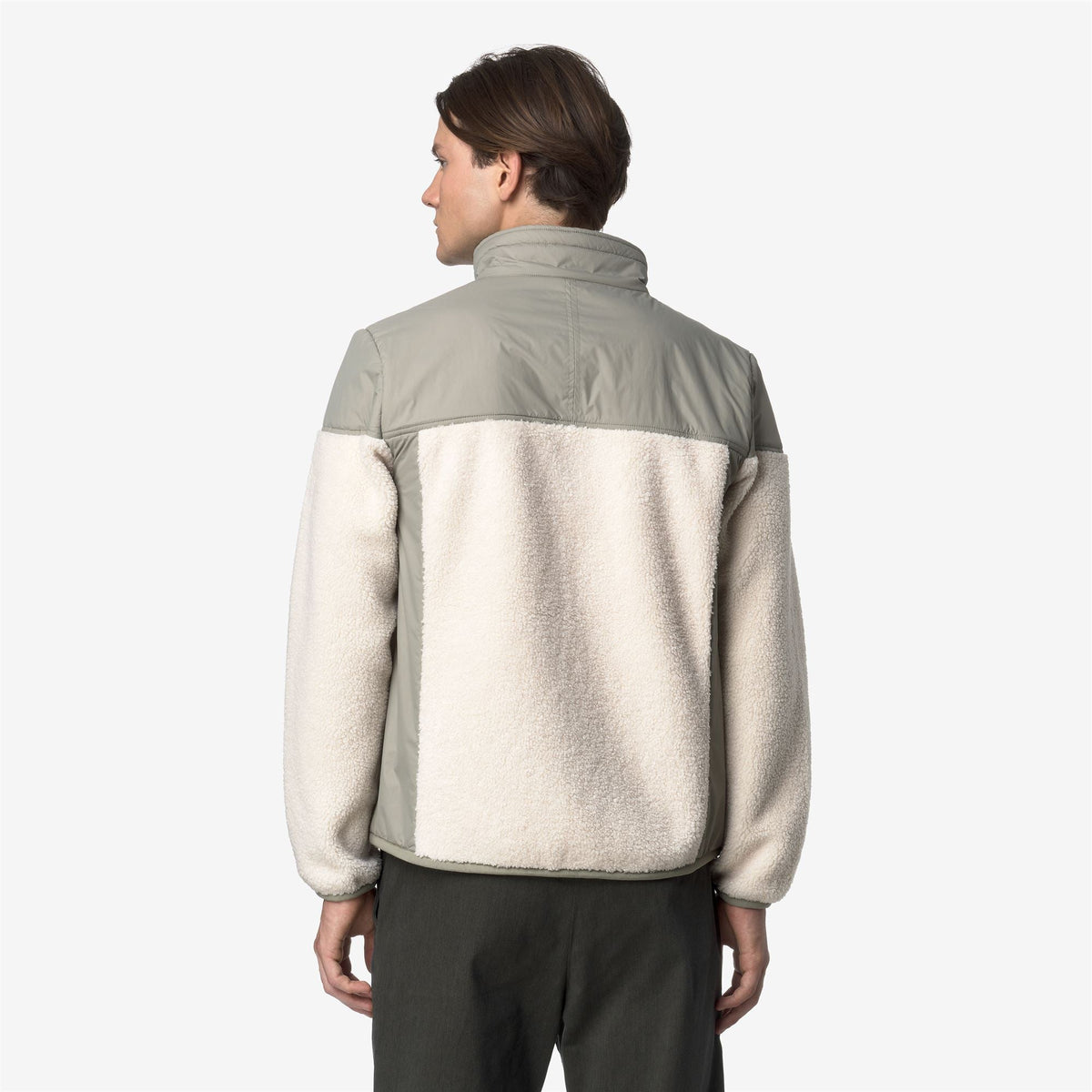 K-WAY Felpa unisex in tessuto orsetto e ripstop impermeabile SIXTE 4.0 ORSETTO