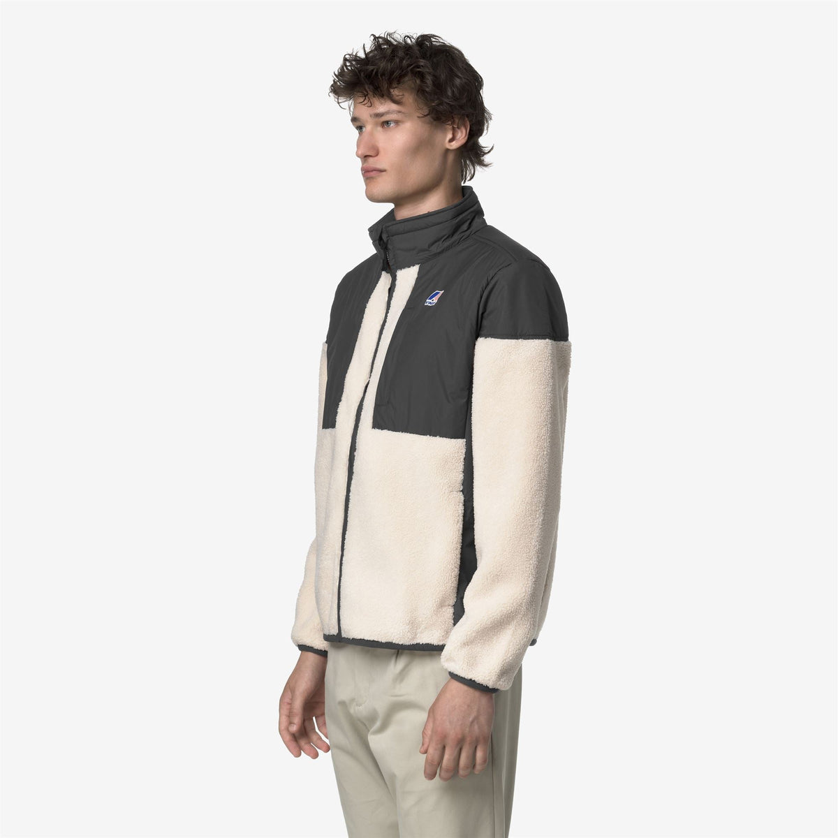 K-WAY Felpa unisex in tessuto orsetto e ripstop impermeabile SIXTE 4.0 ORSETTO