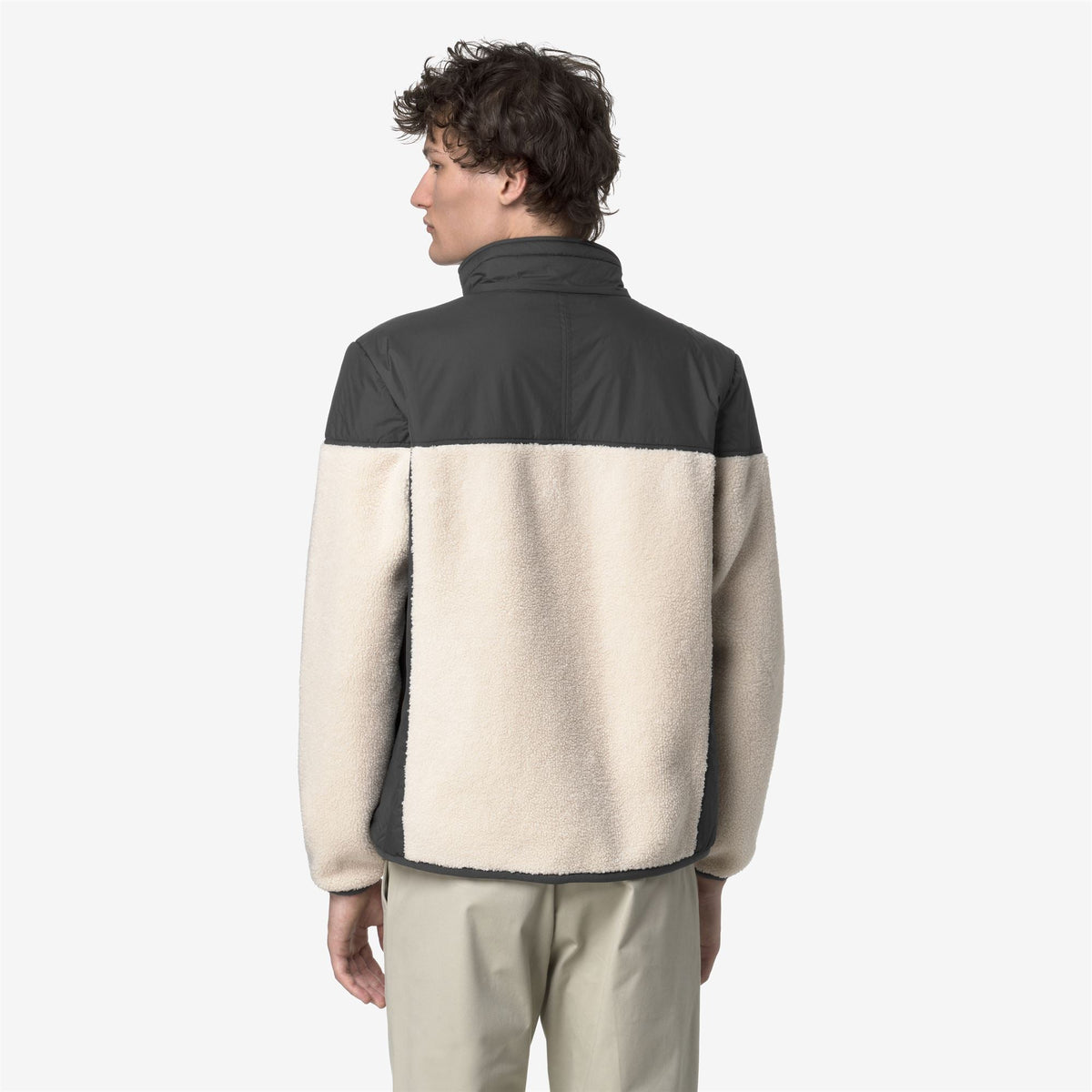 K-WAY Felpa unisex in tessuto orsetto e ripstop impermeabile SIXTE 4.0 ORSETTO