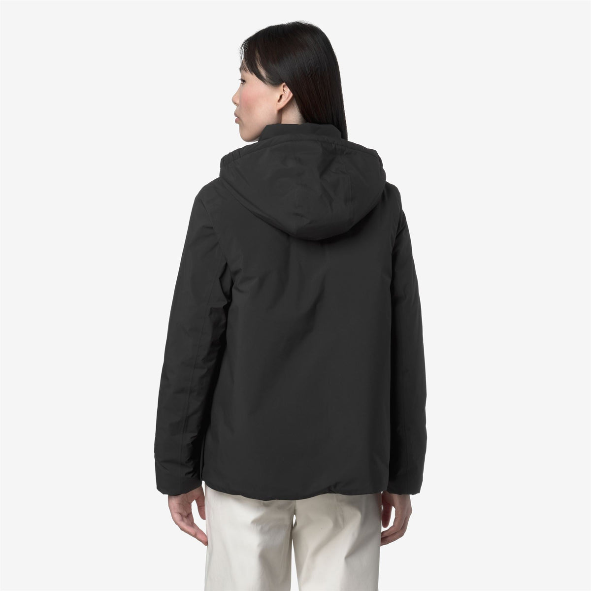 K-WAY Giubbotto donna cappuccio staccabile MARLETTE SOFT MARMOTTA