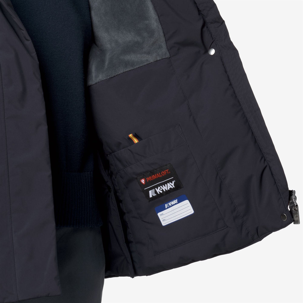 K-WAY Giubbotto donna cappuccio staccabile MARLETTE SOFT MARMOTTA