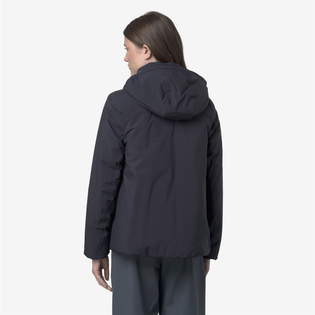 K-WAY Giubbotto donna cappuccio staccabile MARLETTE SOFT MARMOTTA