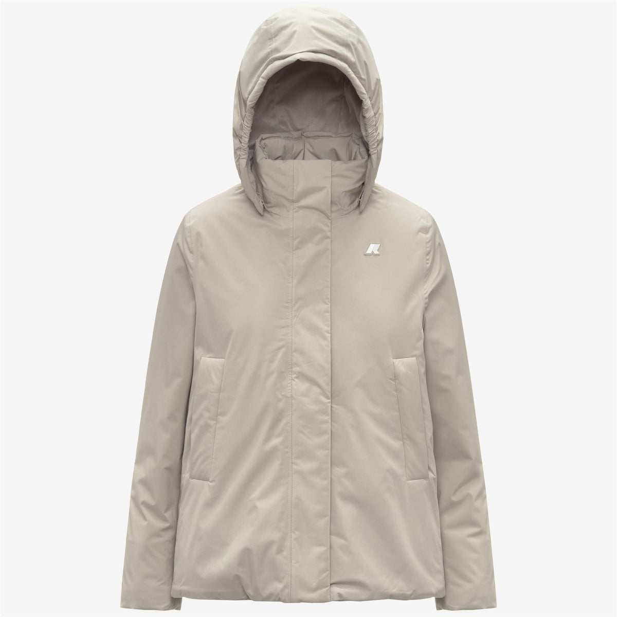 K-WAY Giubbotto donna cappuccio staccabile MARLETTE SOFT MARMOTTA