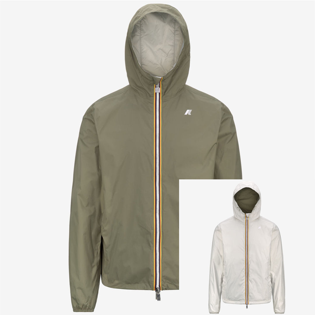 K-WAY Giubbotto JAKE PLUS.2 DOUBLE reversibile impermeabile