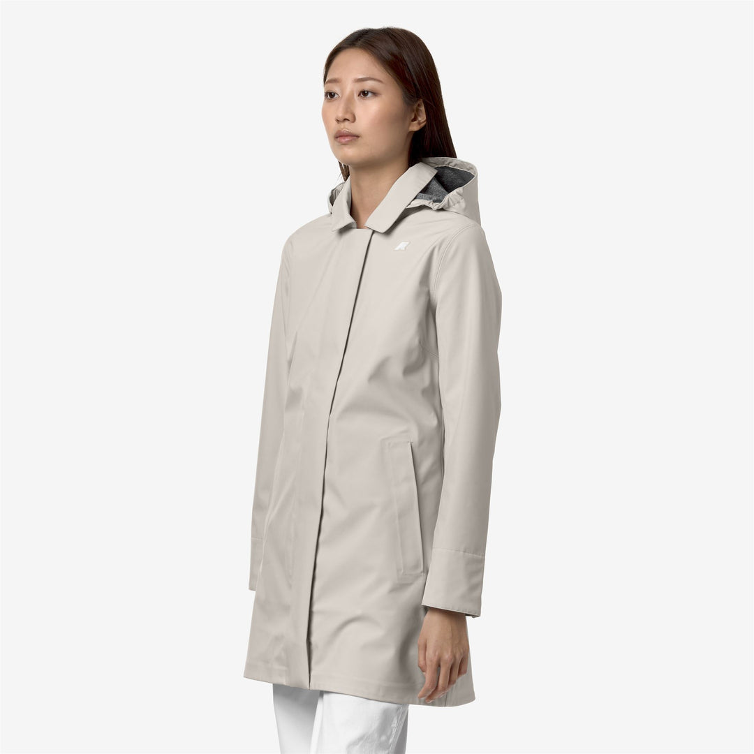 K-WAY Trench tecnico impermeabile elasticizzato MATHY BONDED JERSEY