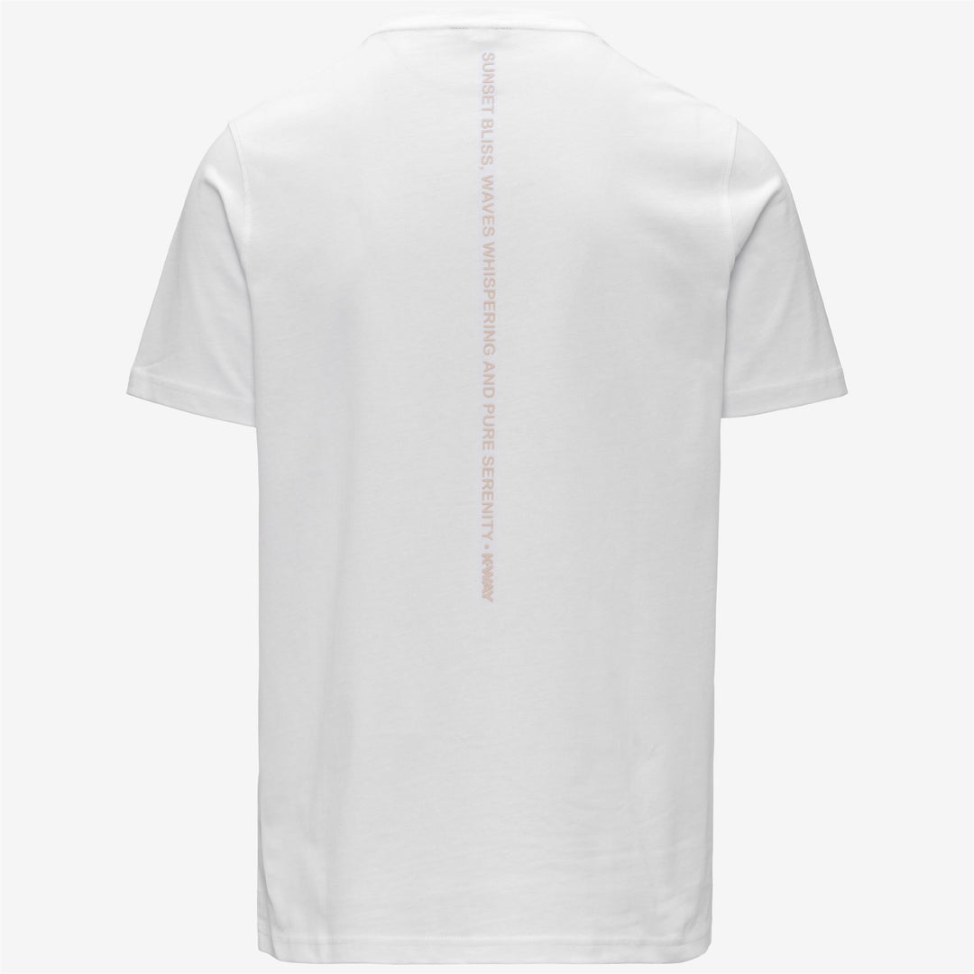 K-WAY T-Shirt girocollo uomo con stampa ODOM JERSEY SUNSET