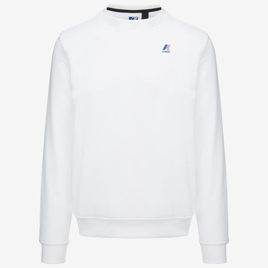 K-WAY Felpa LE VRAI AUGUSTE POLY COTTON girocollo con logo