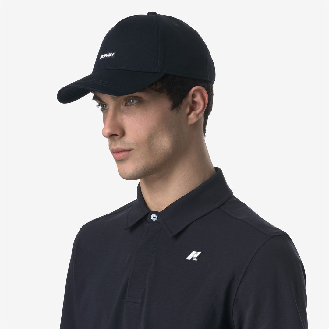 K-WAY Cappello da baseball ROB LETTERING in cotone con visiera