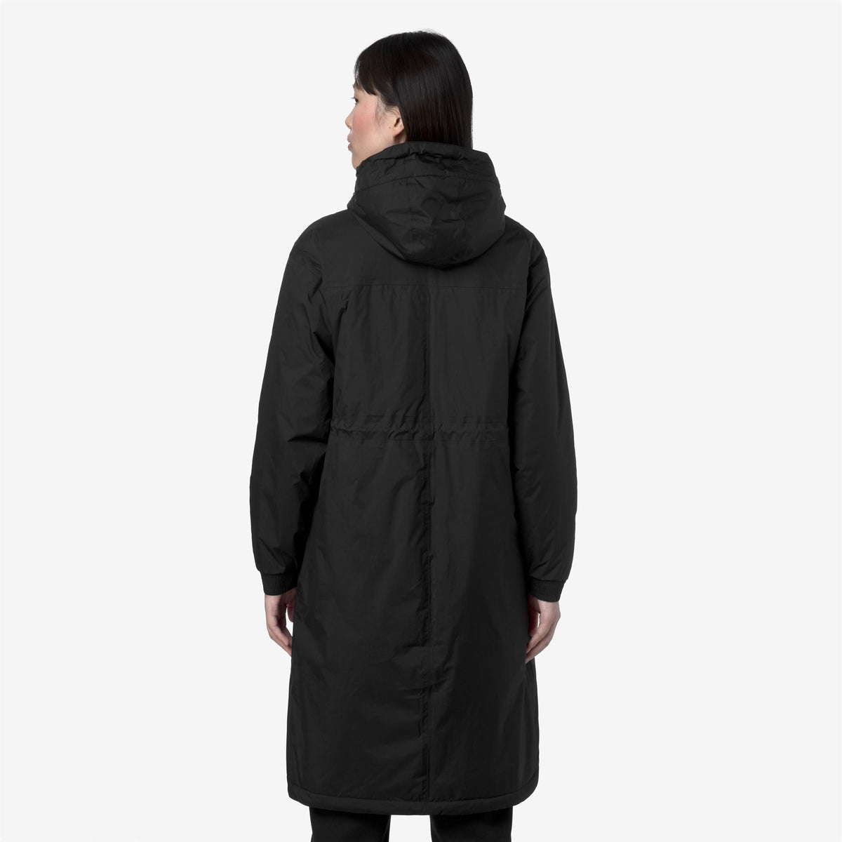 K-WAY Giubbotto lungo in nylon ripstop LE VRAI 4.0 DELIA WARM