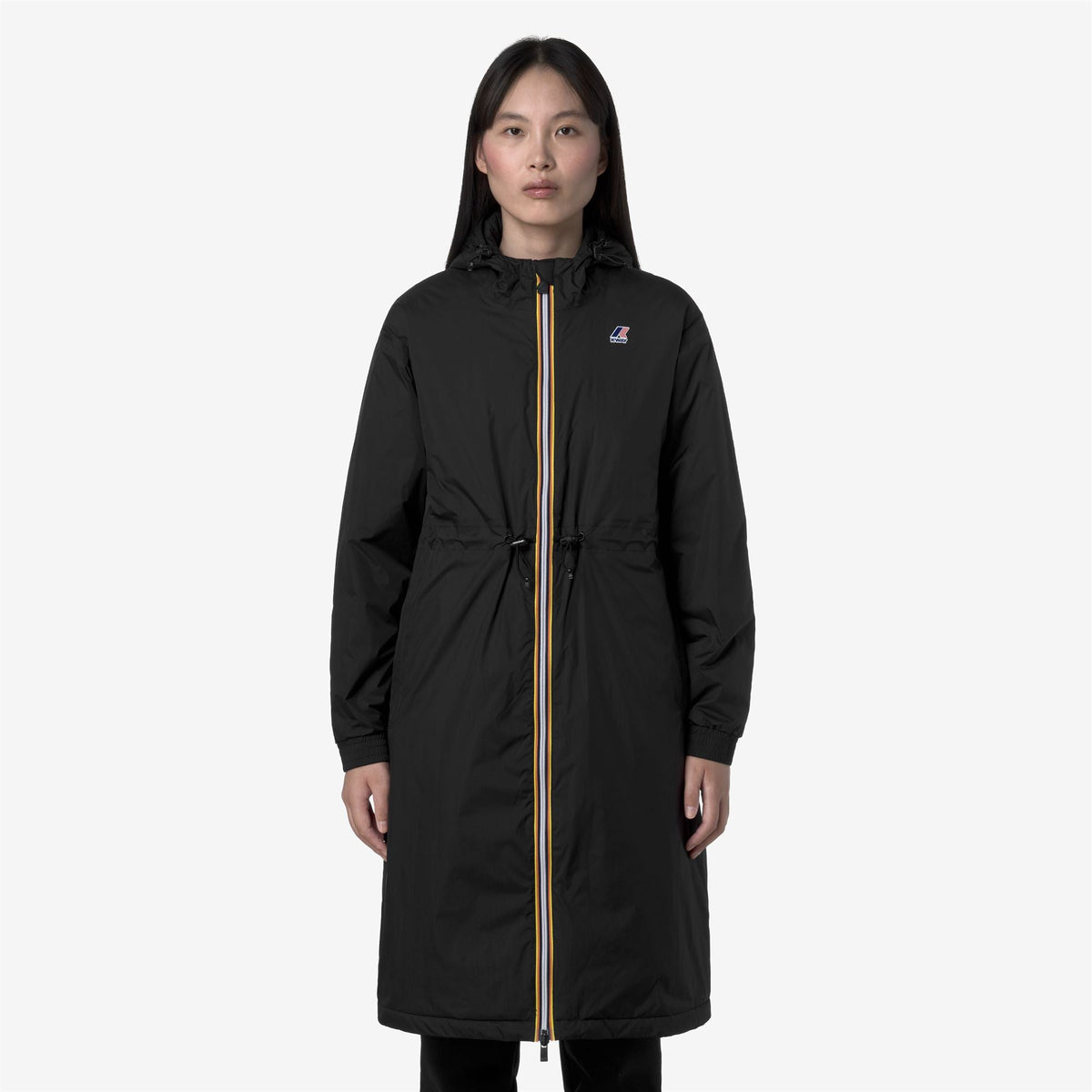 K-WAY Giubbotto lungo in nylon ripstop LE VRAI 4.0 DELIA WARM