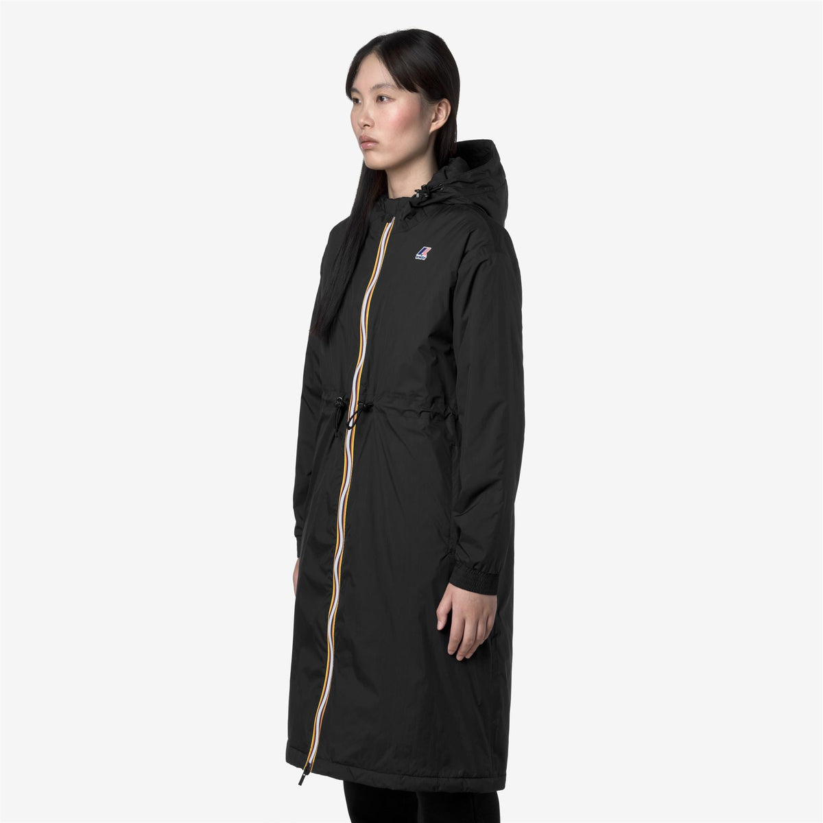 K-WAY Giubbotto lungo in nylon ripstop LE VRAI 4.0 DELIA WARM