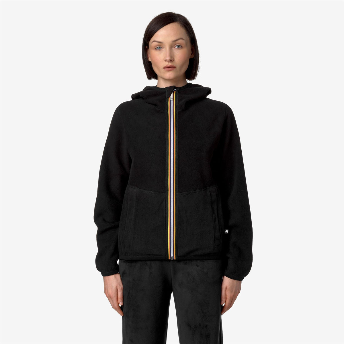 K-WAY Felpa reversibile in pile LILY VELOUR POLAR DOUBLE