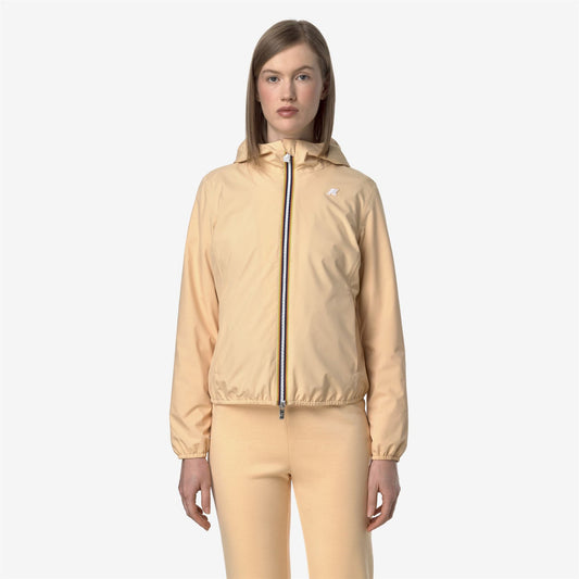 K-WAY Giubbotto donna sfoderato LILY STRETCH DOT beige