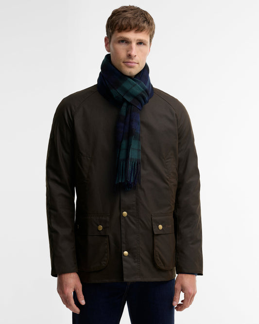 BARBOUR Sciarpa misto cashmere NEW CHECK TARTAN