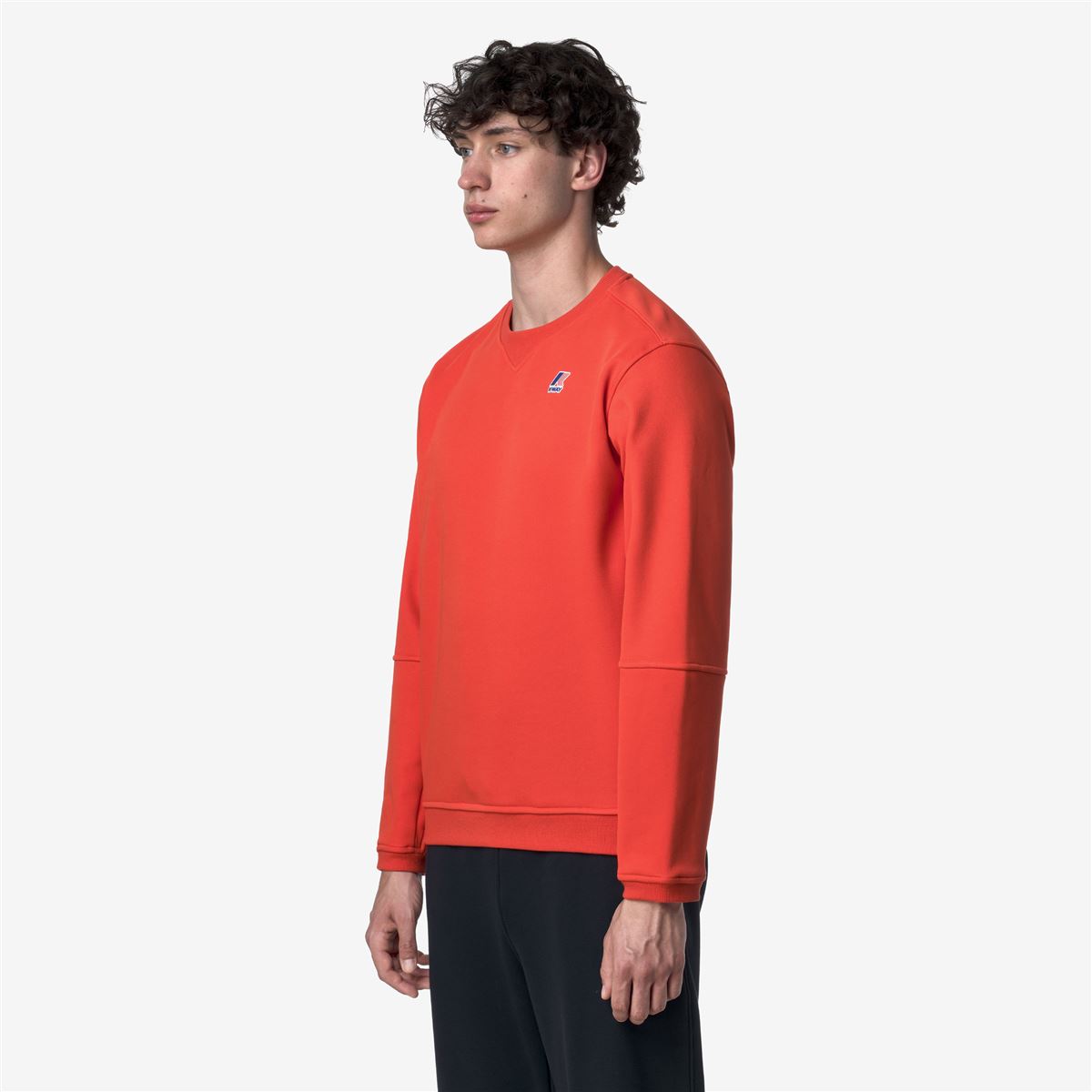 K-WAY Felpa girocollo unisex in tessuto tecnico NAEL BRUSHED PC