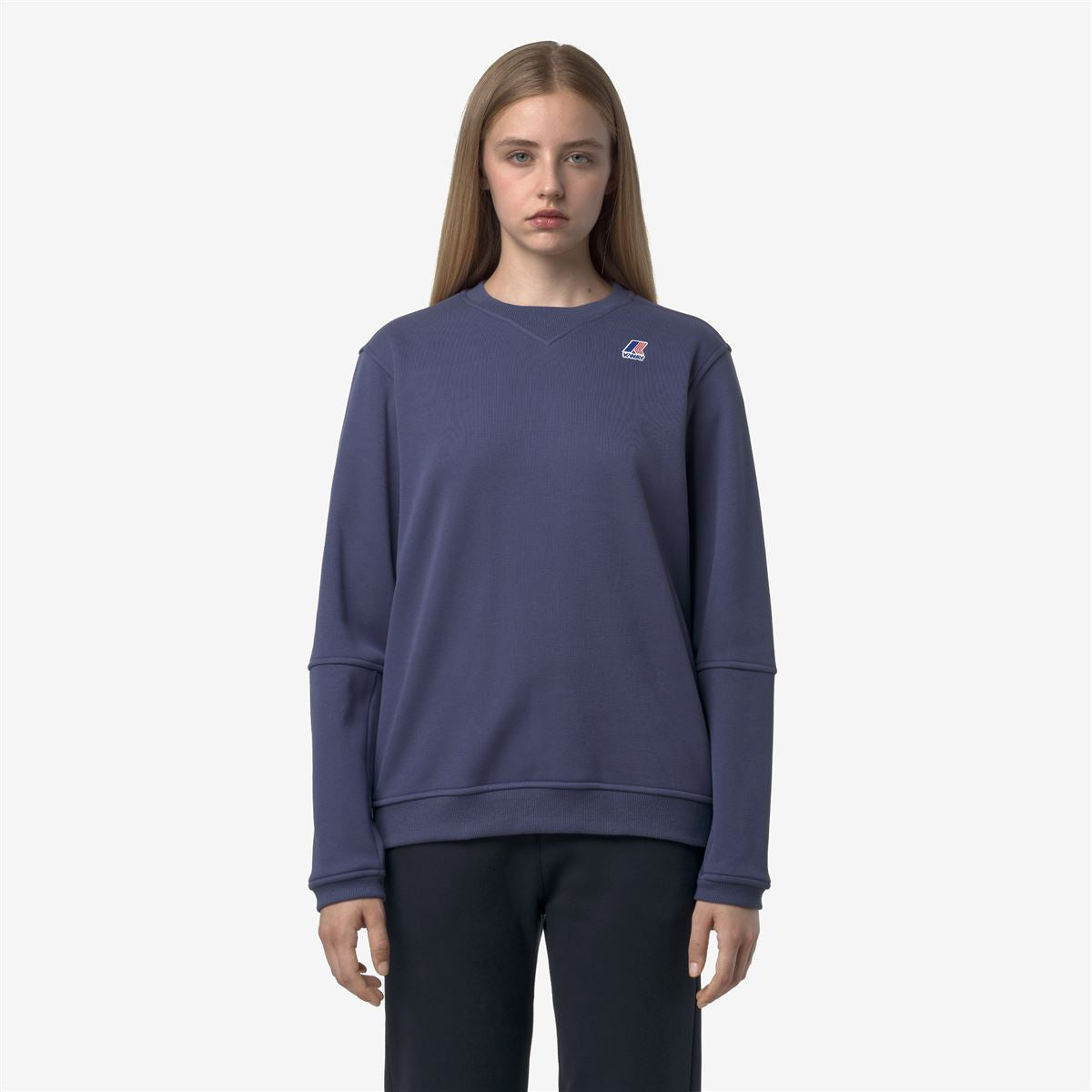 K-WAY Felpa girocollo unisex in tessuto tecnico NAEL BRUSHED PC