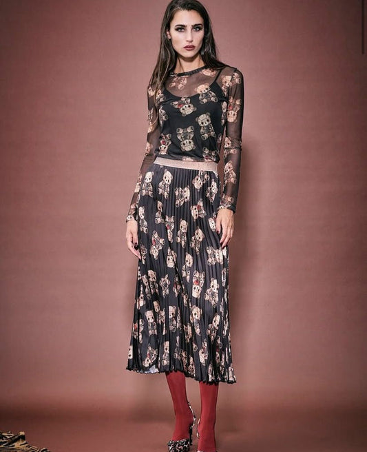 IL THE DELLE 5 T-shirt in tulle elasticizzato