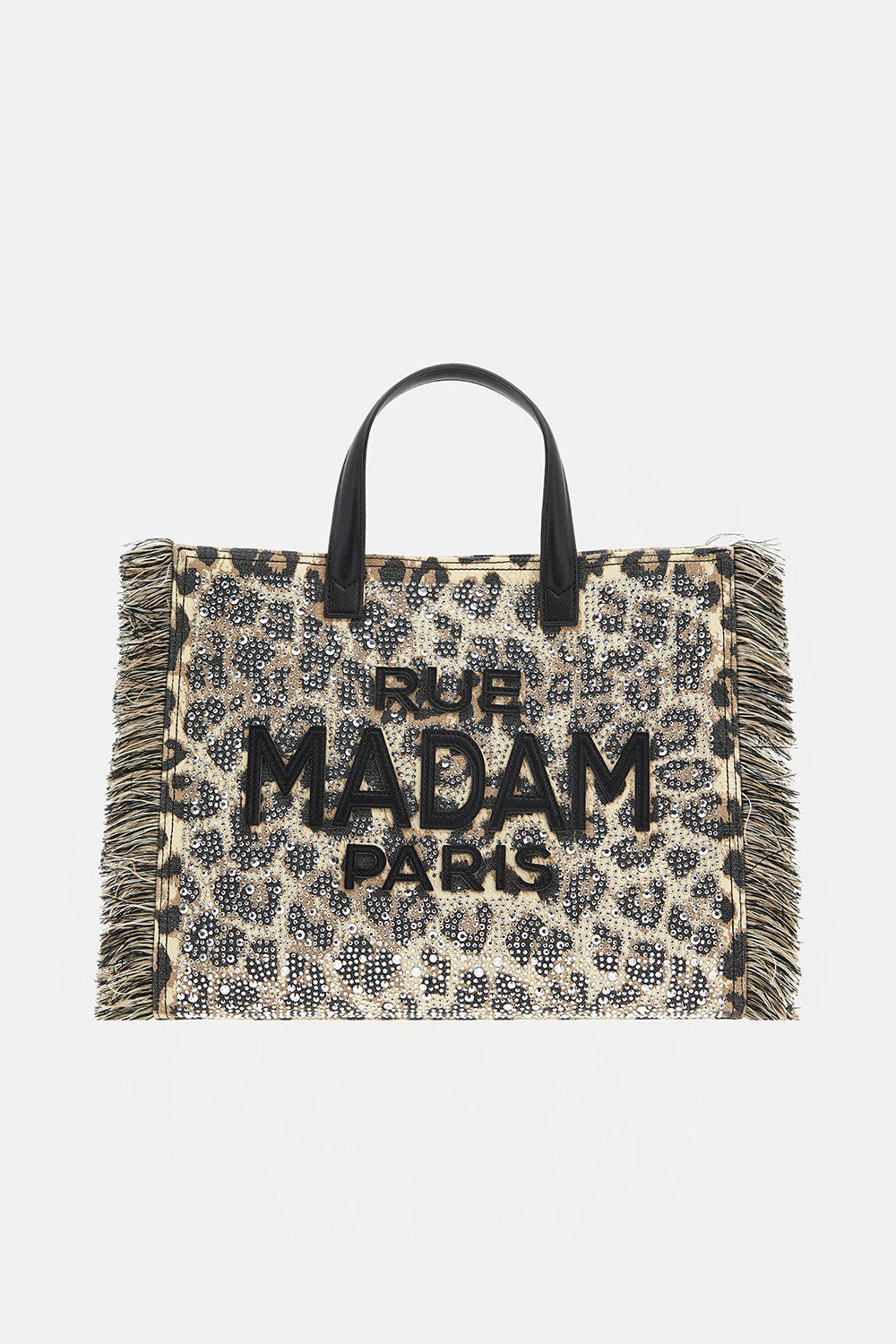 RUE MADAM PARIS Borsa CASABLANCA TOTE LEOPARD