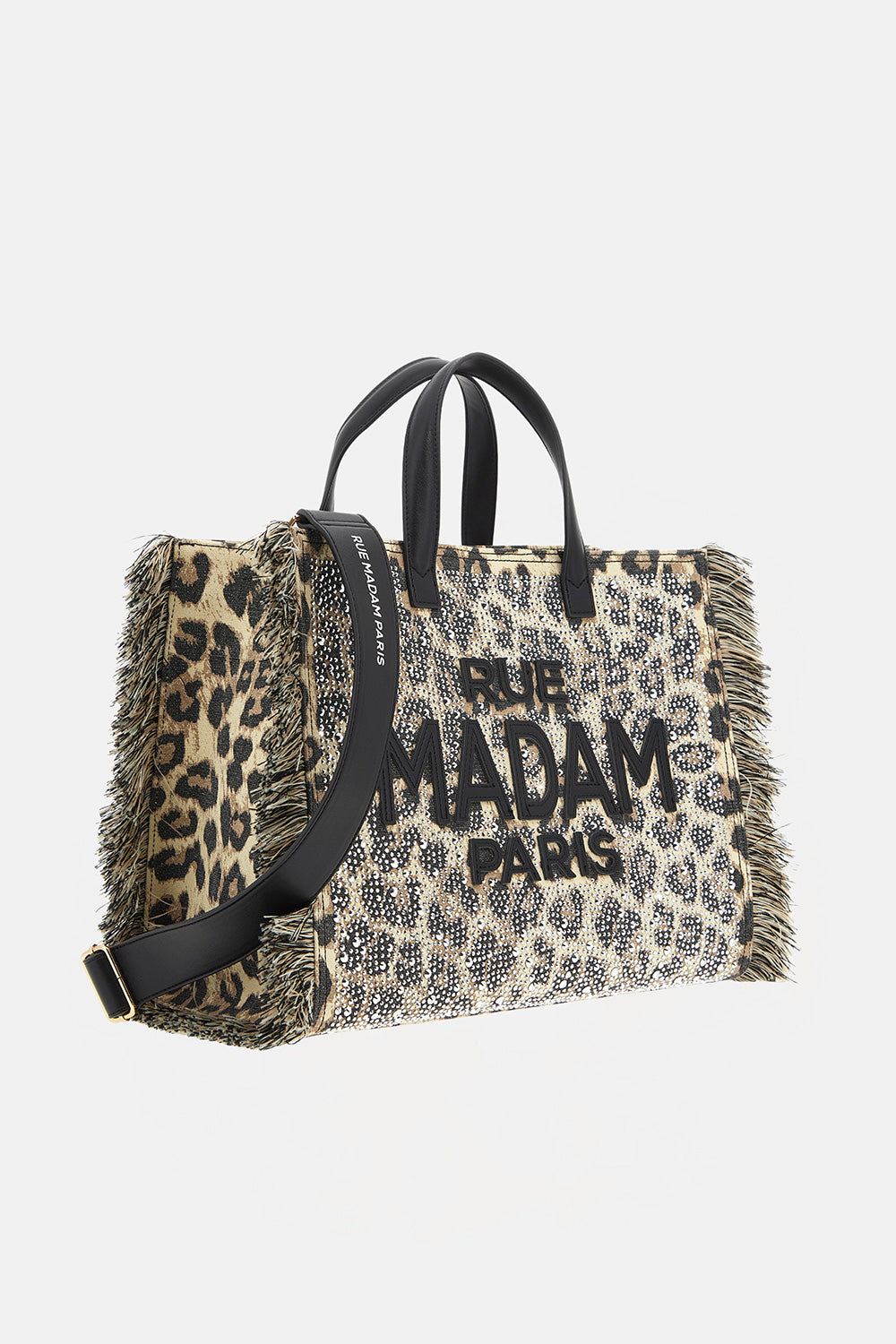 RUE MADAM PARIS Borsa CASABLANCA TOTE LEOPARD