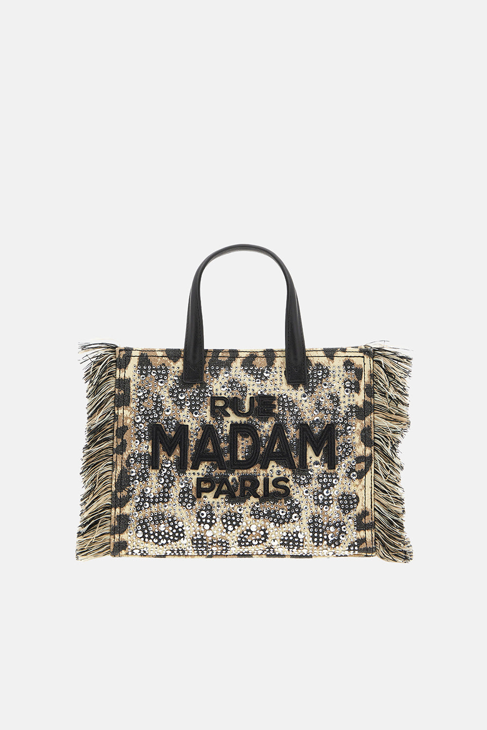 RUE MADAM PARIS Borsa CASABLANCA MINI TOTE LEOPARD