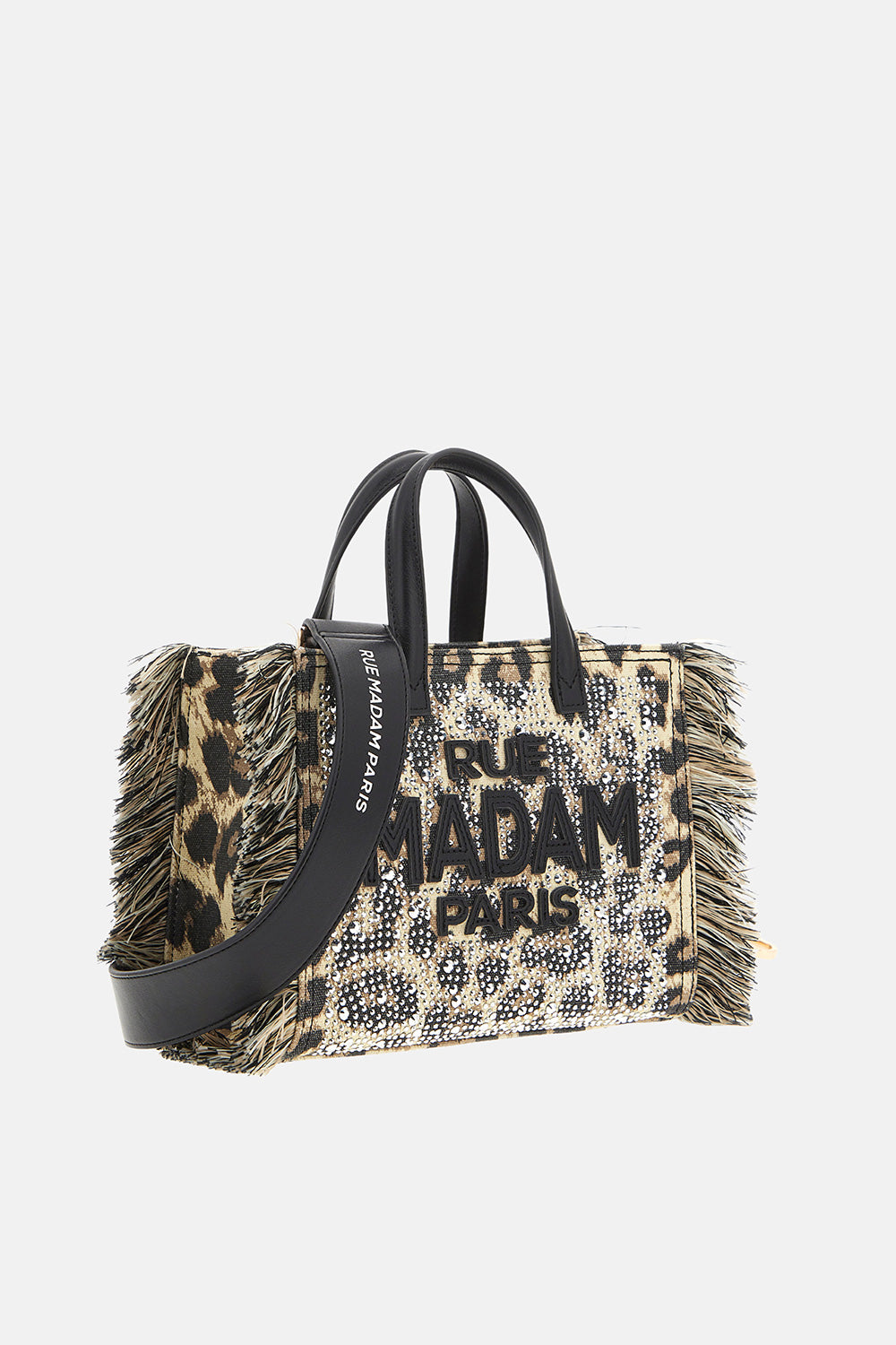 RUE MADAM PARIS Borsa CASABLANCA MINI TOTE LEOPARD