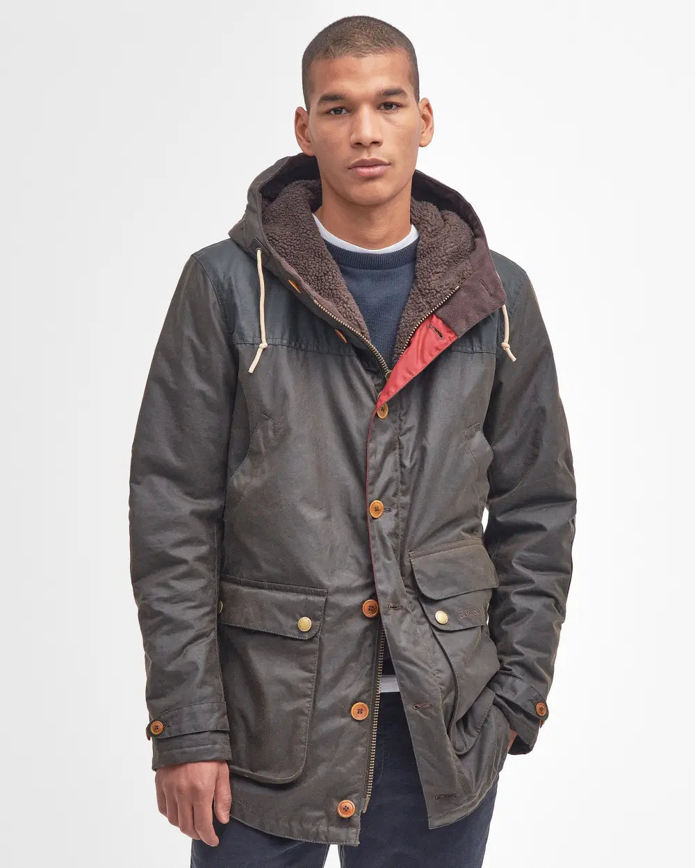 Barbour giaccone in cotone cerato Game Parka