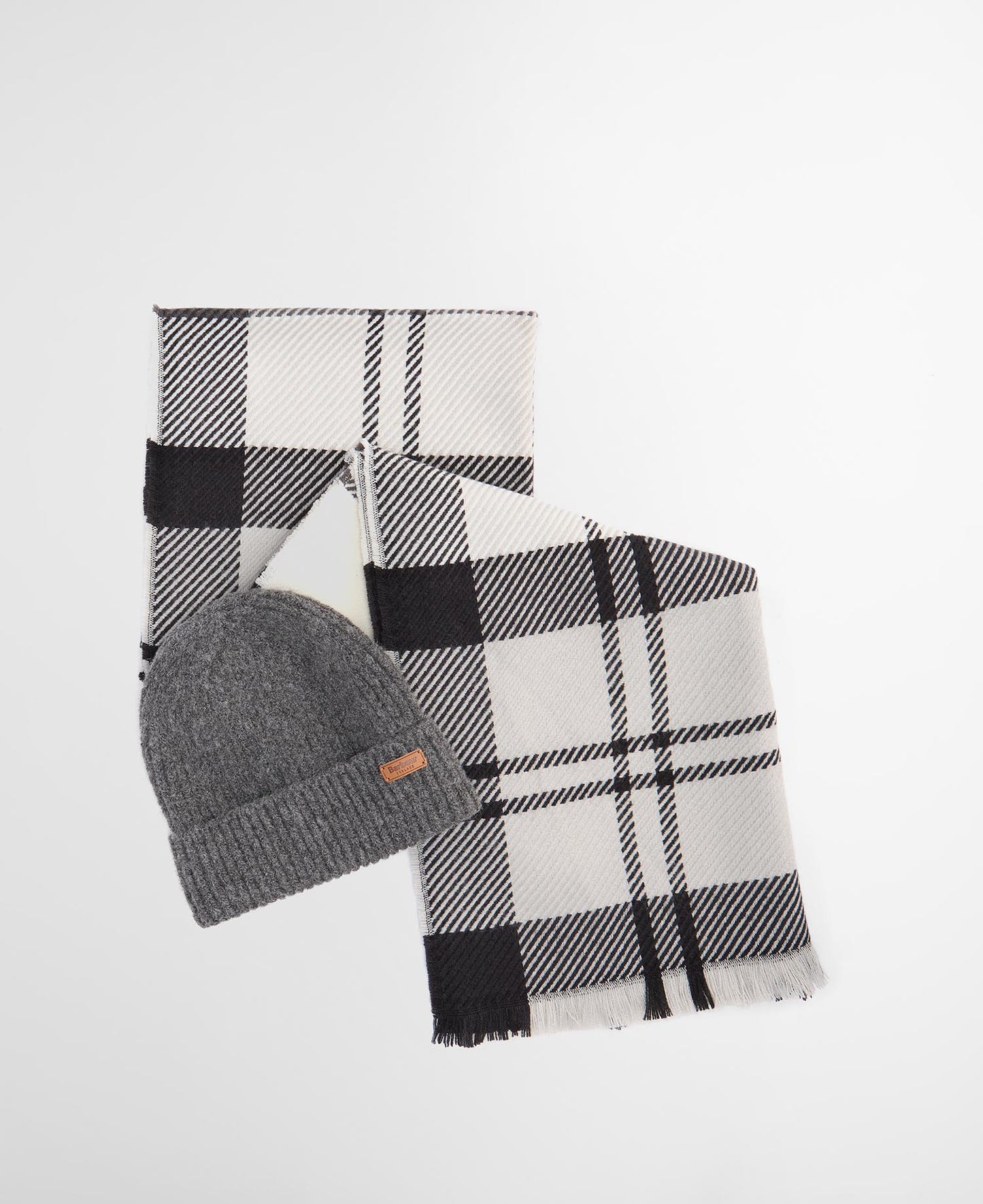BARBOUR Set regalo berretto pendle e sciarpa blair