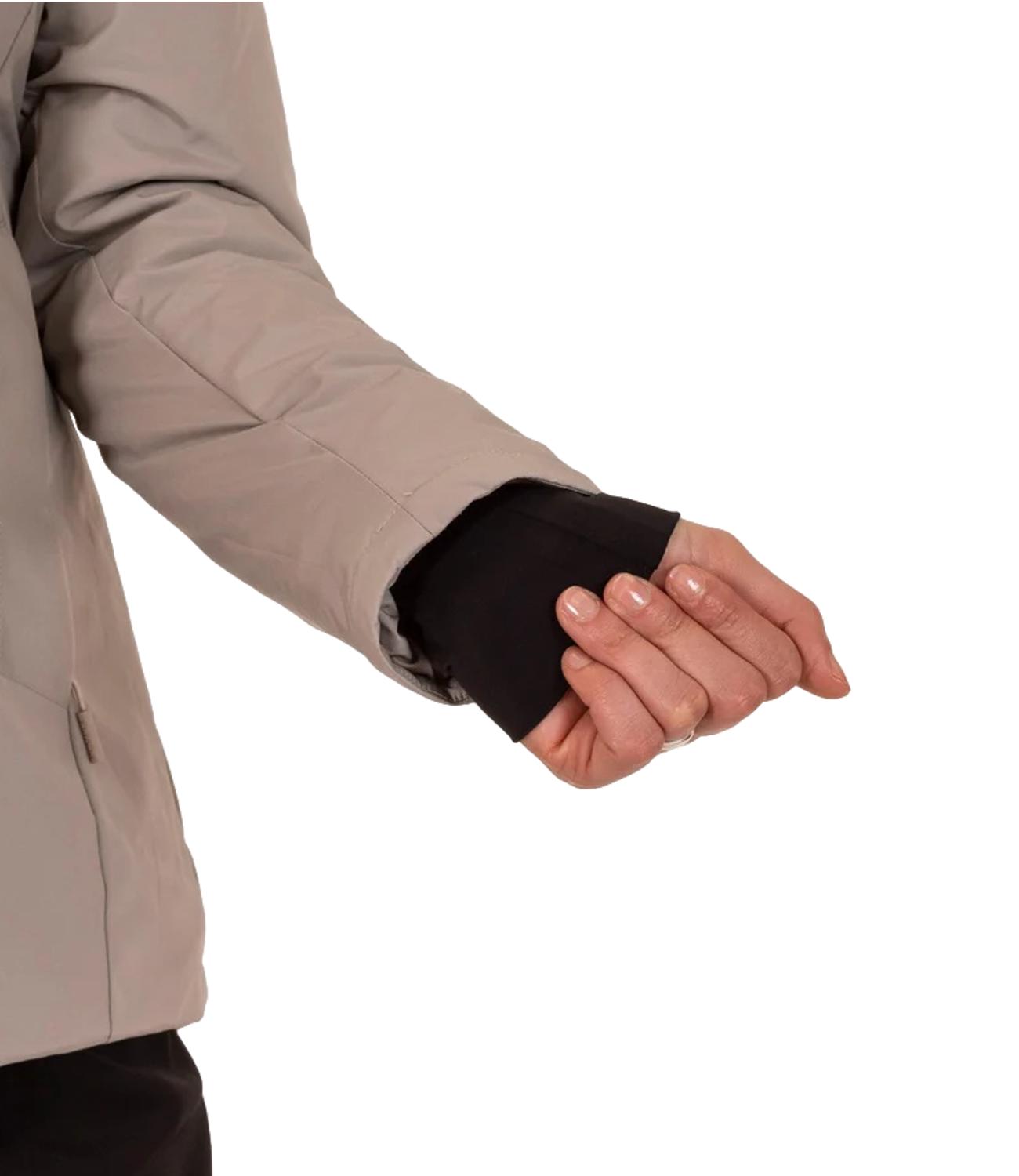 PEOPLE OF SHIUBUYA Giubbotto donna in primaloft e pelliccia vera