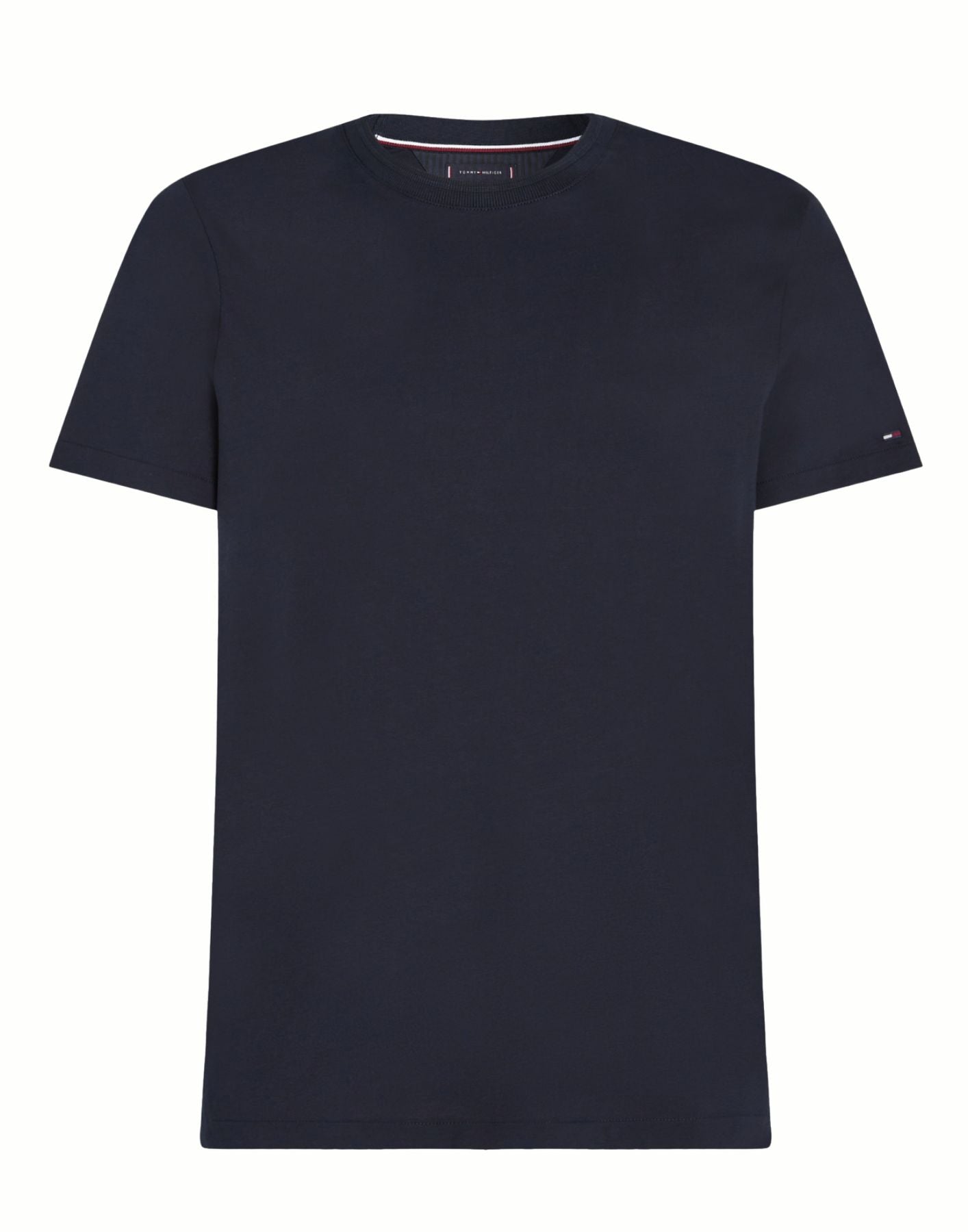 TOMMY HILFIGER T-Shirt girocollo in cotone mercerizzato regular fit