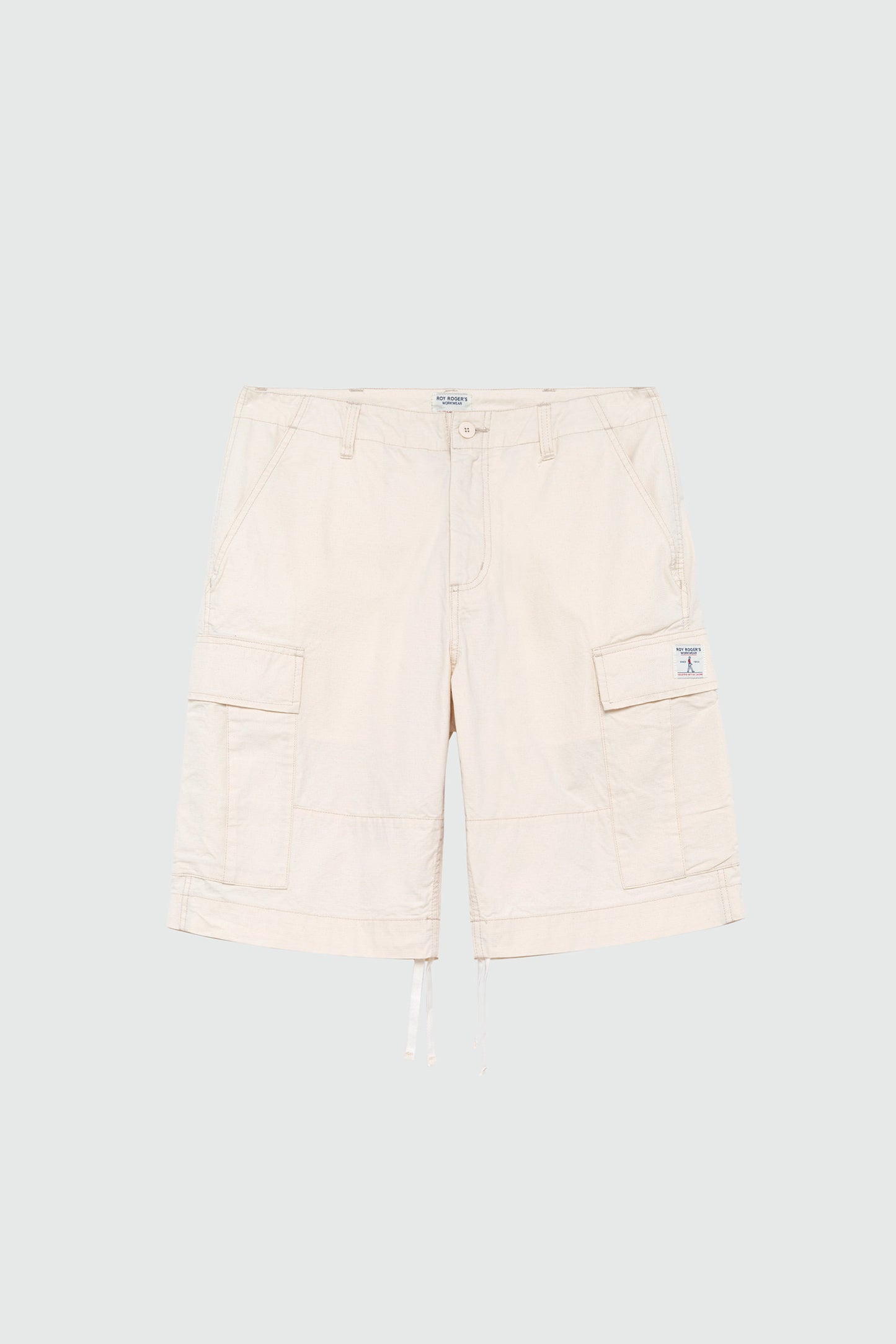 ROY ROGER'S Bermuda cargo panna al ginocchio