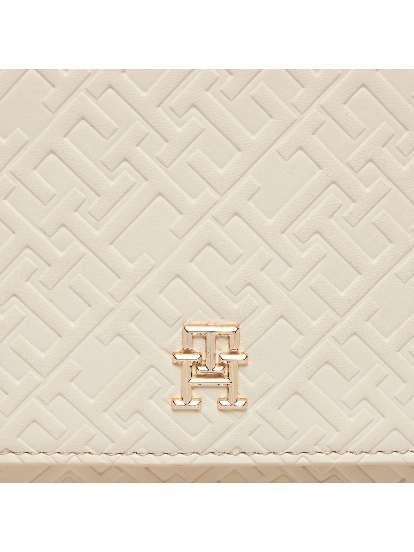 TOMMY HILFIGER Borsa a tracolla con manico a catena e loghi all over