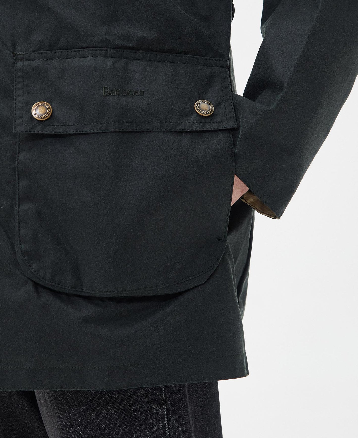 BARBOUR Giubbotto cerato TAIN WAX