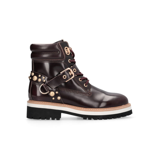 LIU JO Stivale Anfibio TAMMY 02 ANKLE BOOT BOX LEATHER AMARONE