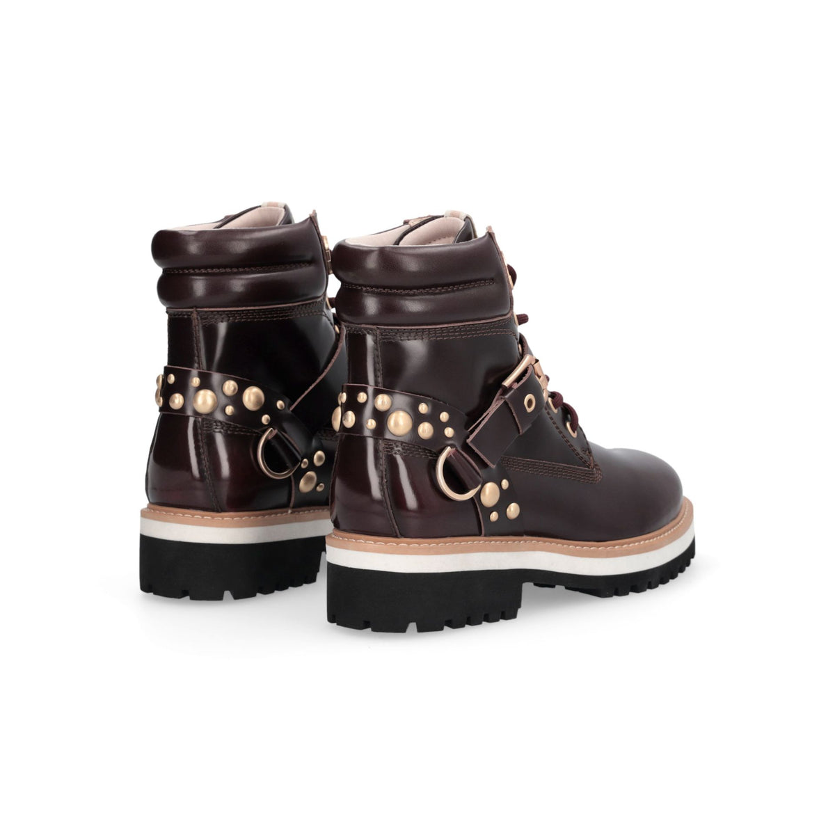 LIU JO Stivale Anfibio TAMMY 02 ANKLE BOOT BOX LEATHER AMARONE