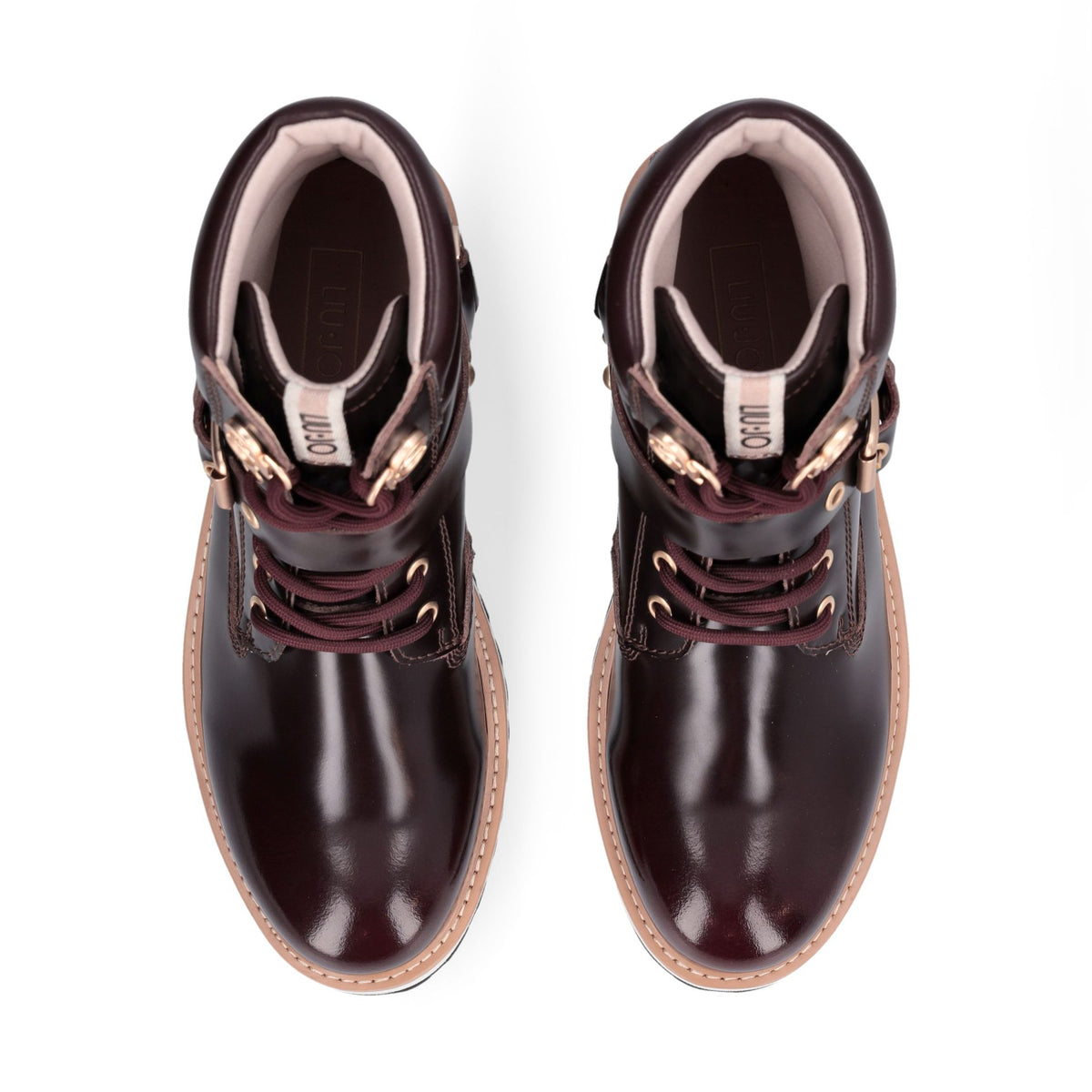 LIU JO Stivale Anfibio TAMMY 02 ANKLE BOOT BOX LEATHER AMARONE