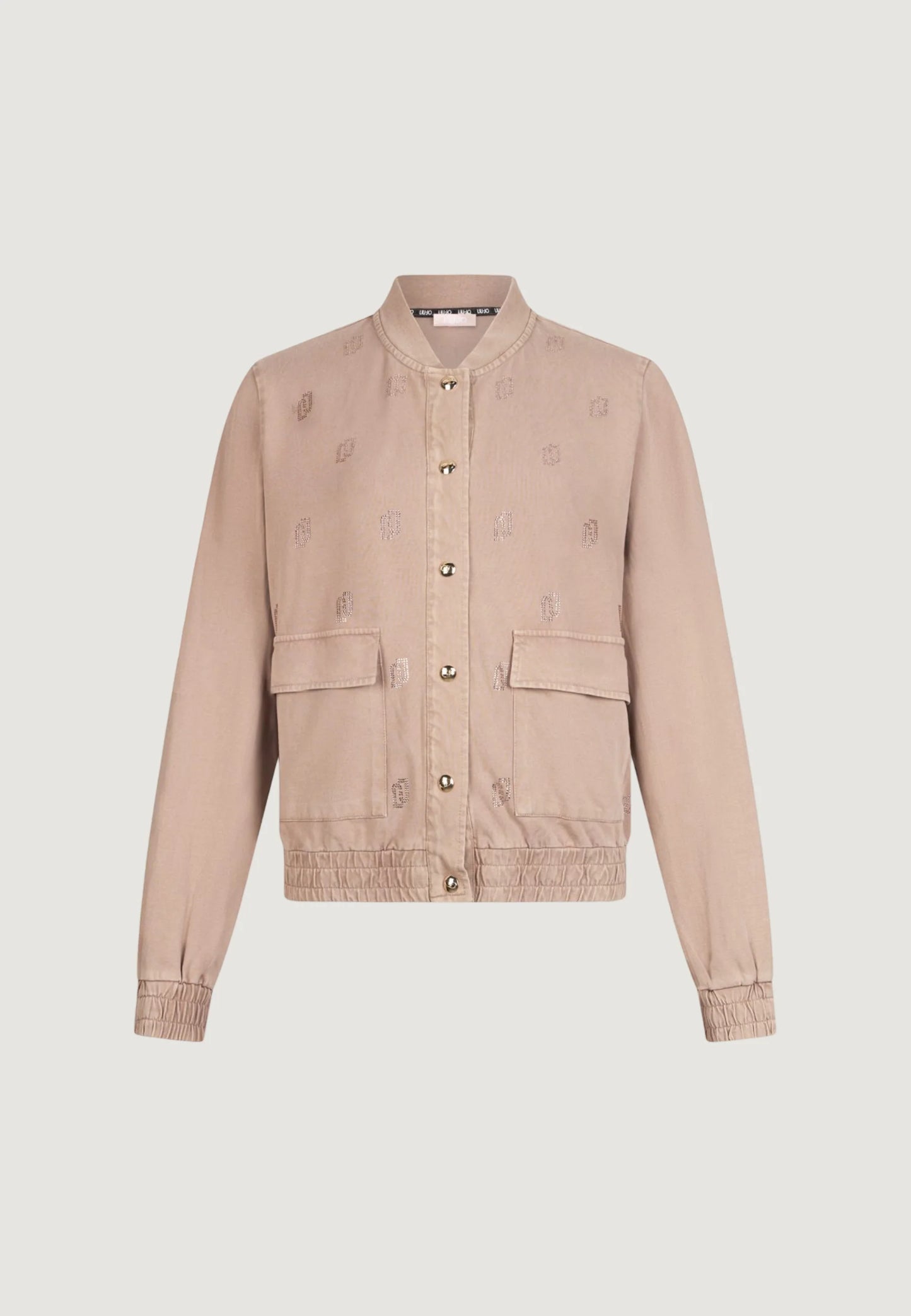 LIU-JO Felpa bomber con strass