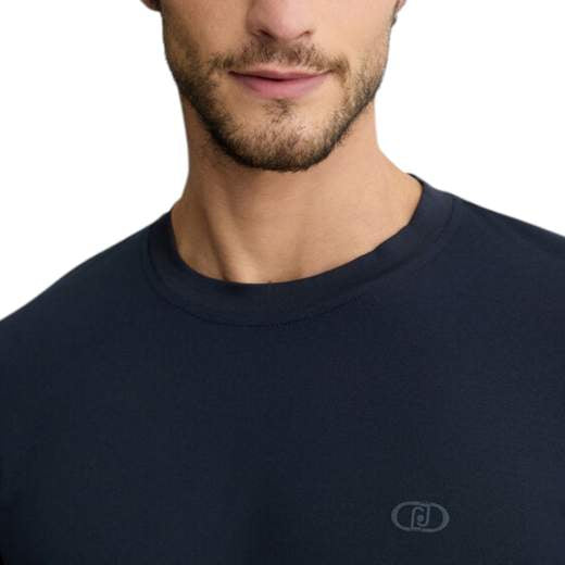 LIU JO T-Shirt maniche corte con logo tono su tono