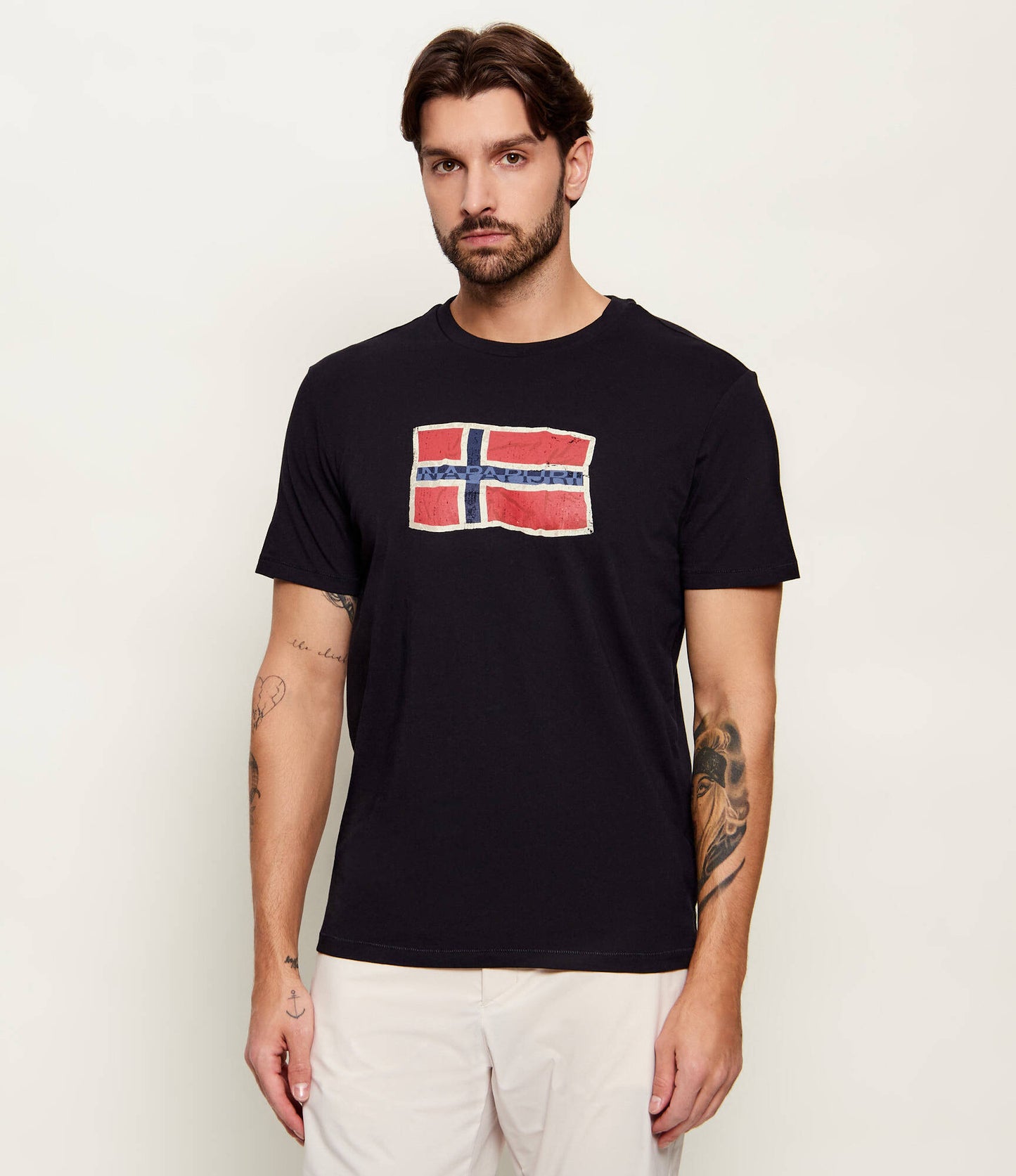 NAPAPIJRI T-shirt girocollo con bandiere S-MASHA SS