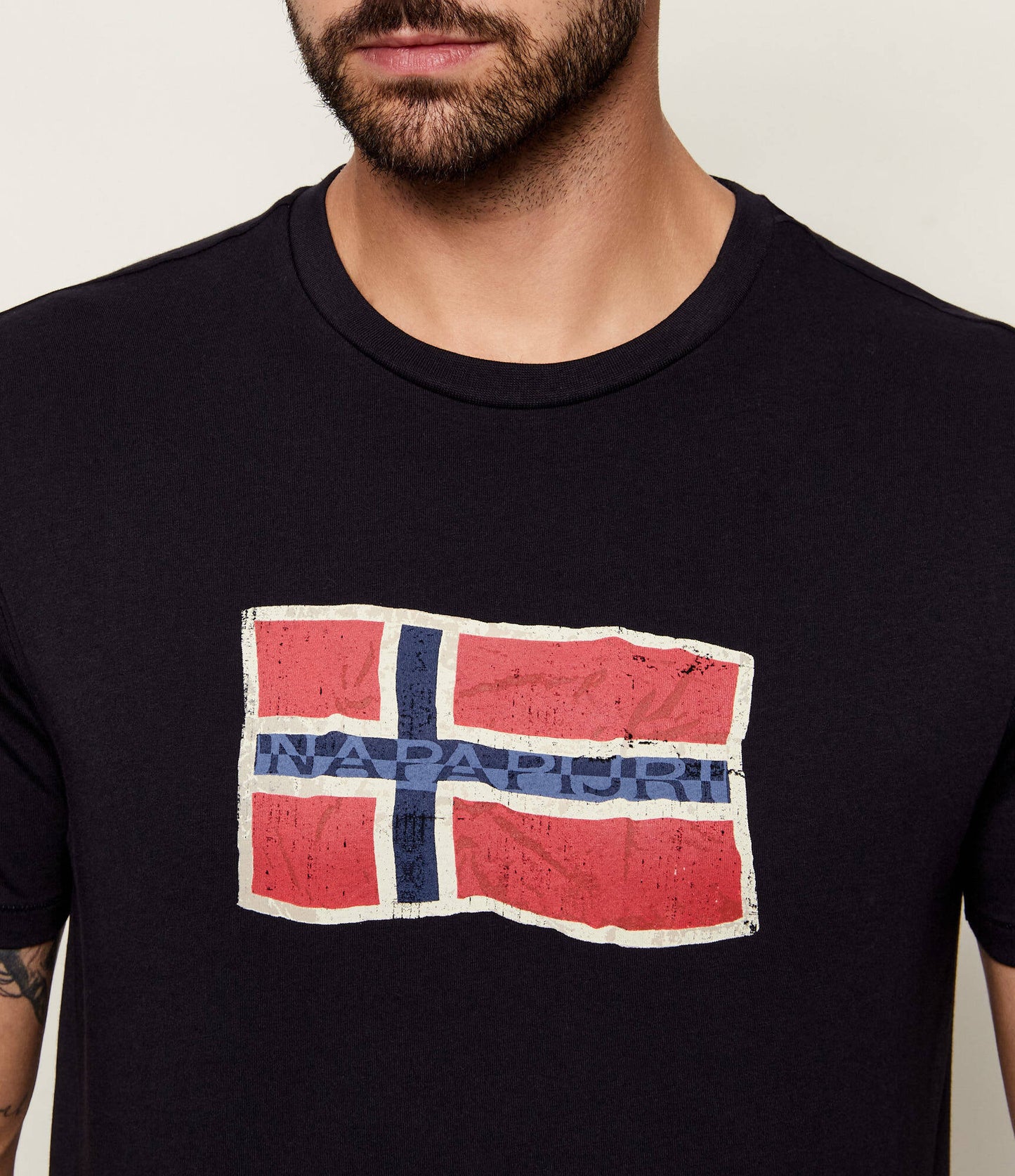 NAPAPIJRI T-shirt girocollo con bandiere S-MASHA SS