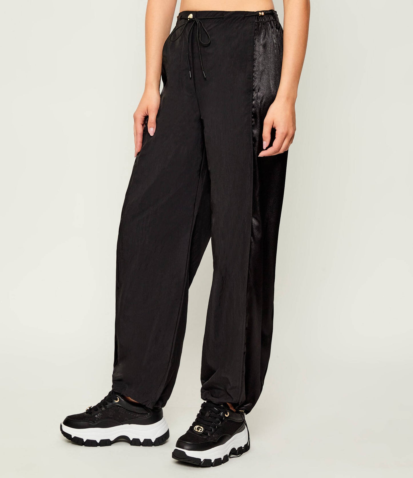 Pantaloni LIU-JO con profili in raso